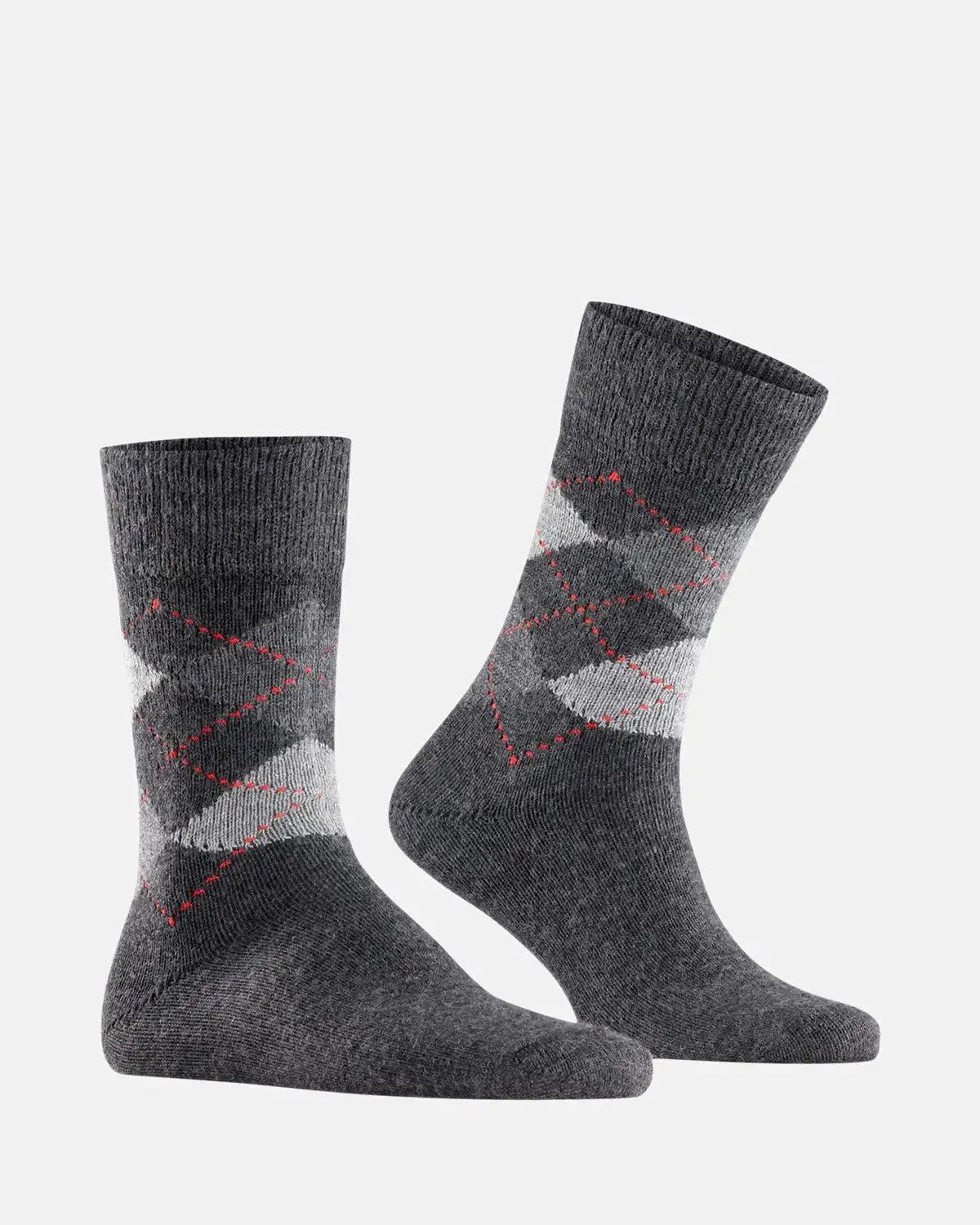 BURLINGTON SOCKS-BURLINGTON PRESTON SOCKS ANTHRACITE MARL-NORTHERN THREADS DESIGNER MENSWEAR