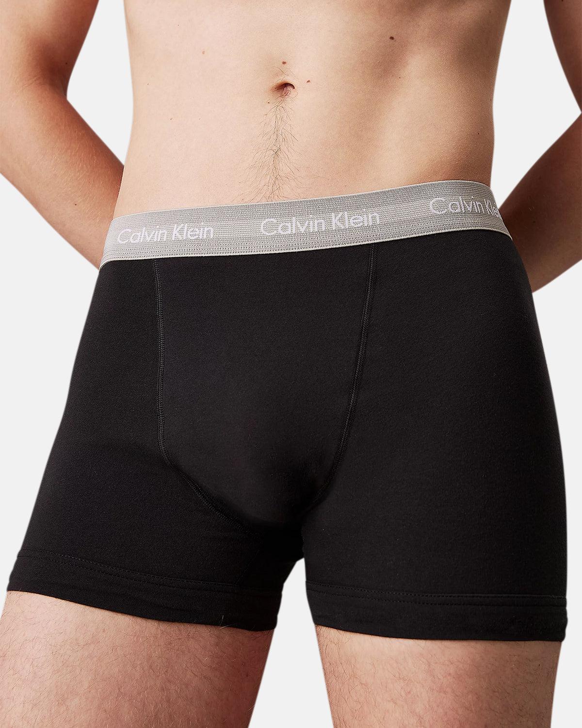 CALVIN KLEIN 3 - PACK TRUNKS BLACK B - ROCK RIDGE - northern threads
