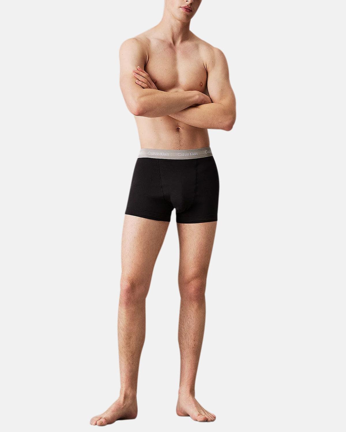 CALVIN KLEIN 3 - PACK TRUNKS BLACK B - ROCK RIDGE - northern threads