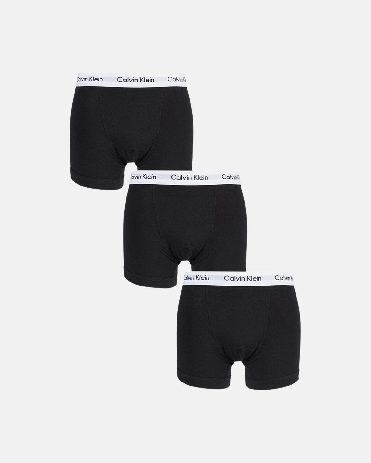 CALVIN KLEIN 3 - PACK TRUNKS BLACK WHITE - CALVIN-KLEIN-U2662G-001-S - northern threads uk