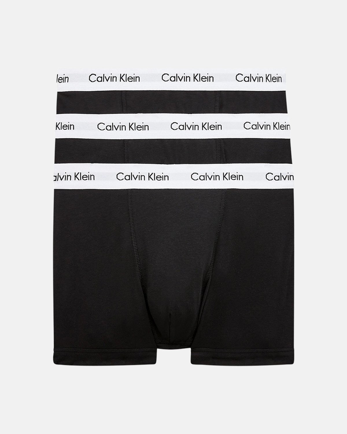 CALVIN KLEIN 3 - PACK TRUNKS BLACK WHITE - northern threads