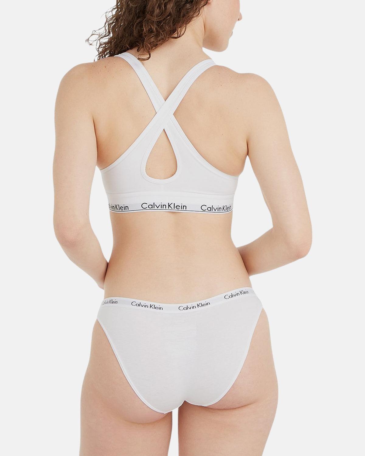 CALVIN KLEIN WOMENS CAROUSEL BIKINI BRIEFS WHITE - northern threads