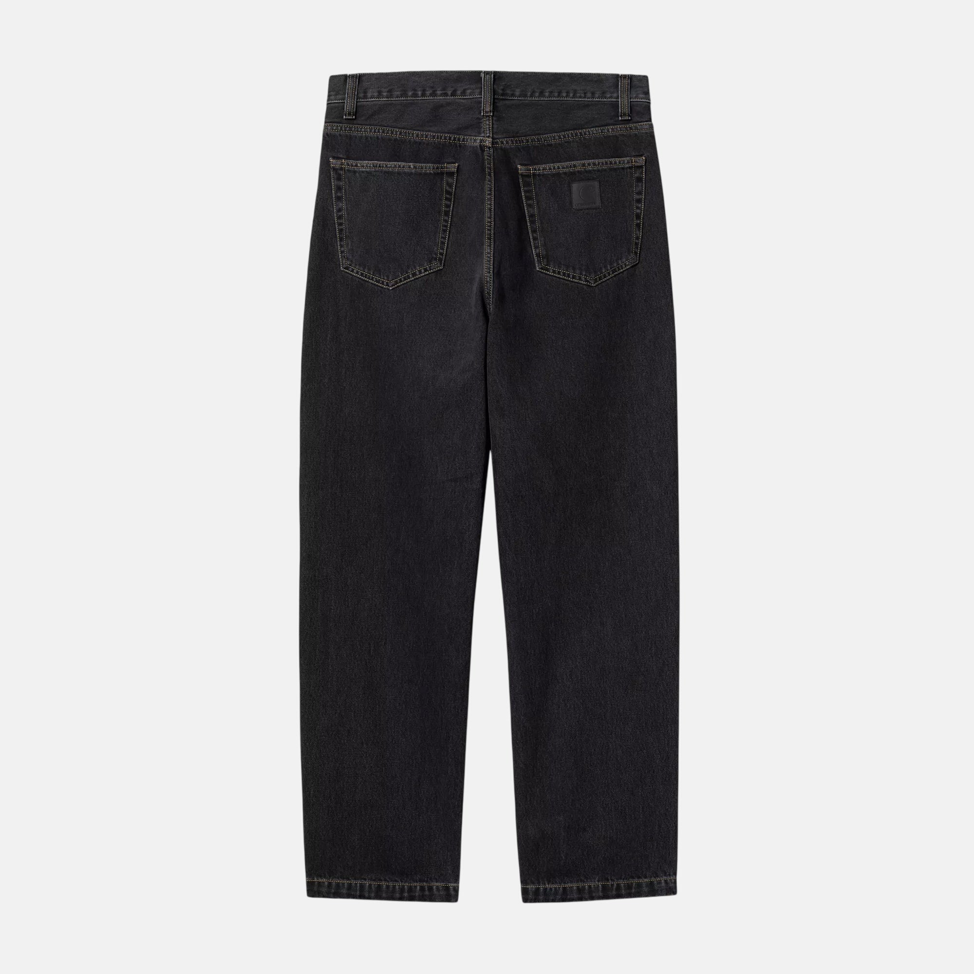 Carhartt WIP Aaron Pant Black Stone Washed - SPR571-30 - northern threads uk