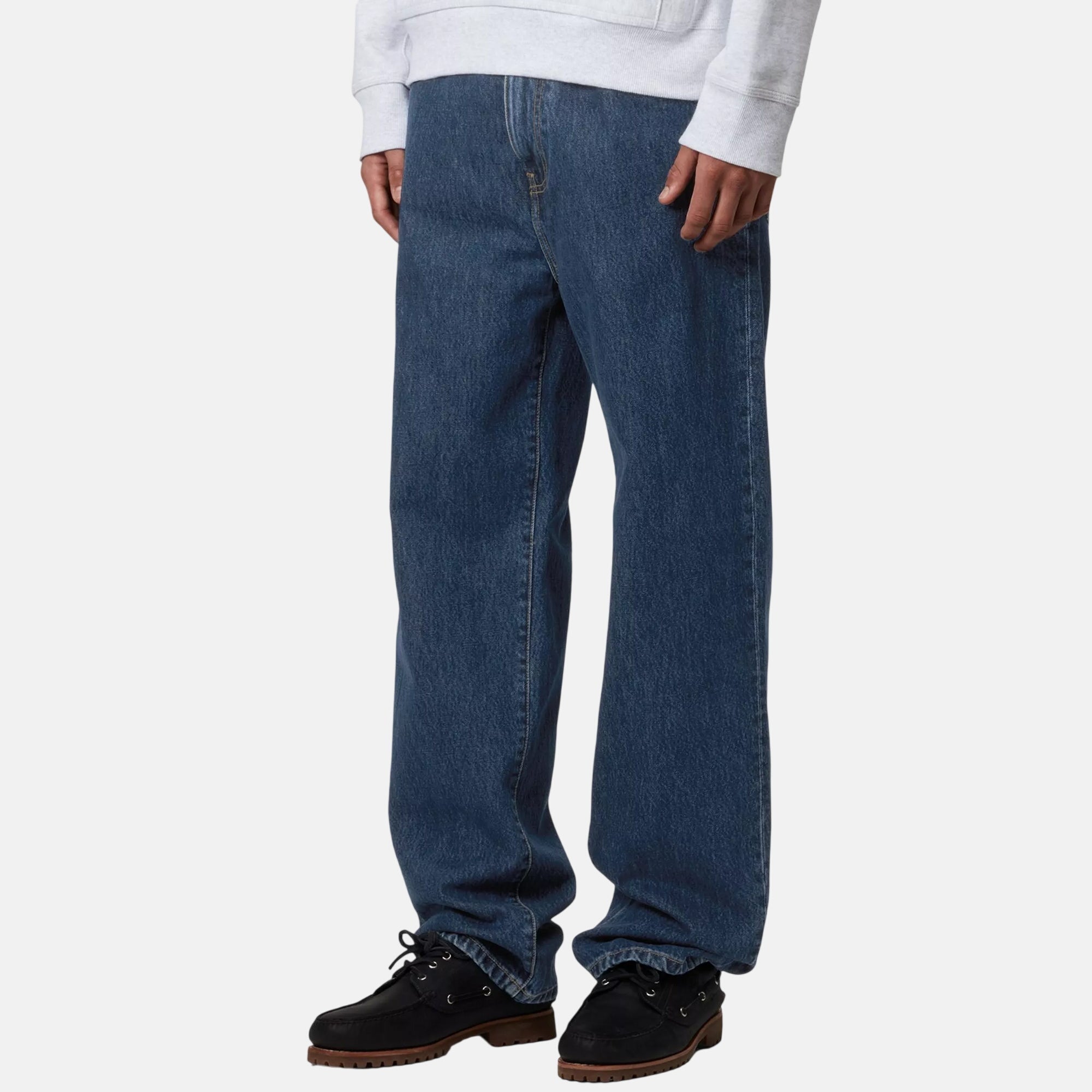 Carhartt WIP Aaron Pant Blue Stone Washed - SPR570-30 - northern threads uk