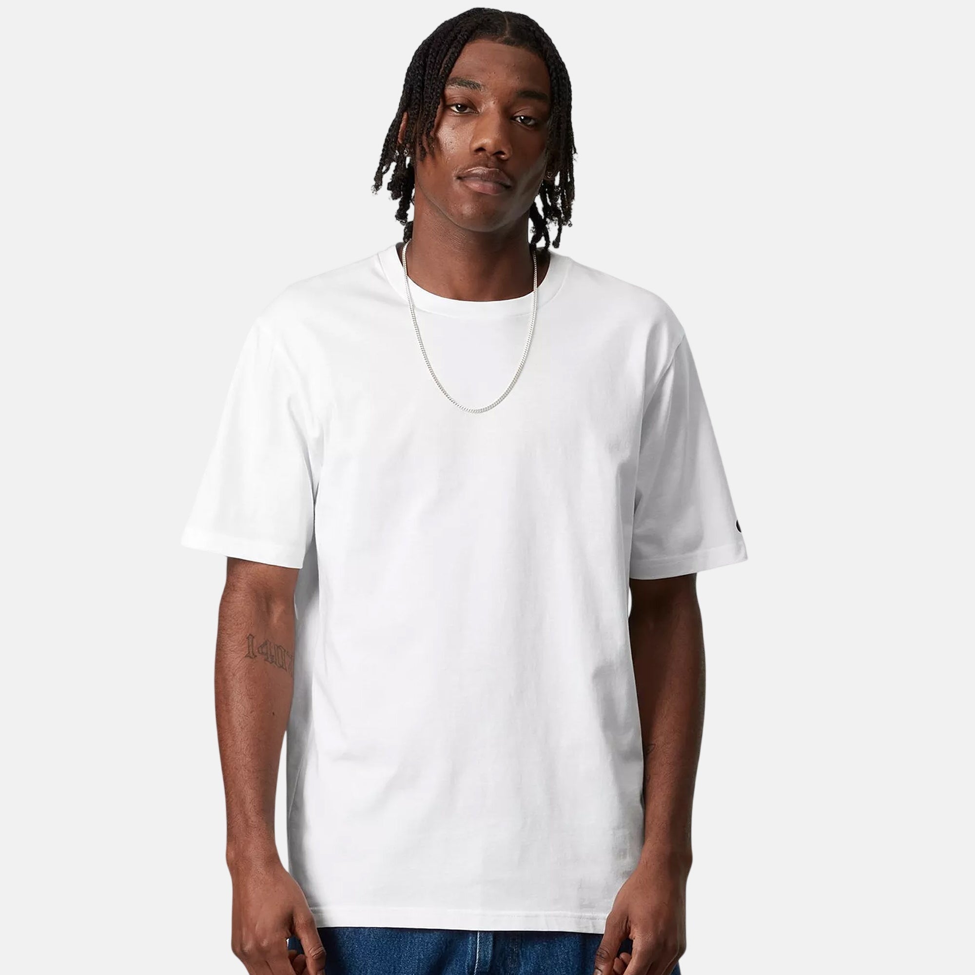 Carhartt WIP Base T-Shirt White Black - SPR074-S - northern threads uk