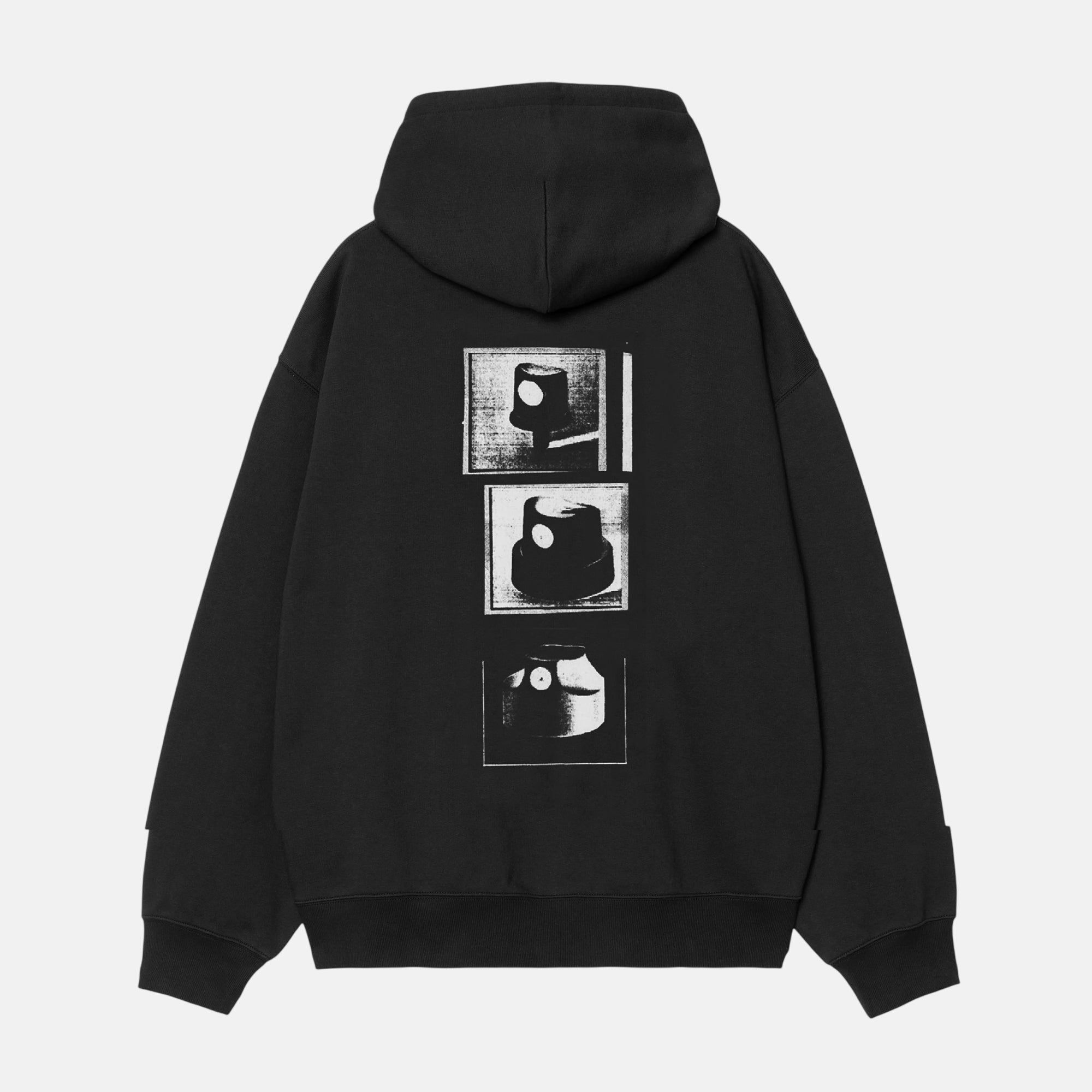Carhartt WIP Caps Hoodie Black - SPR1031-M - northern threads uk
