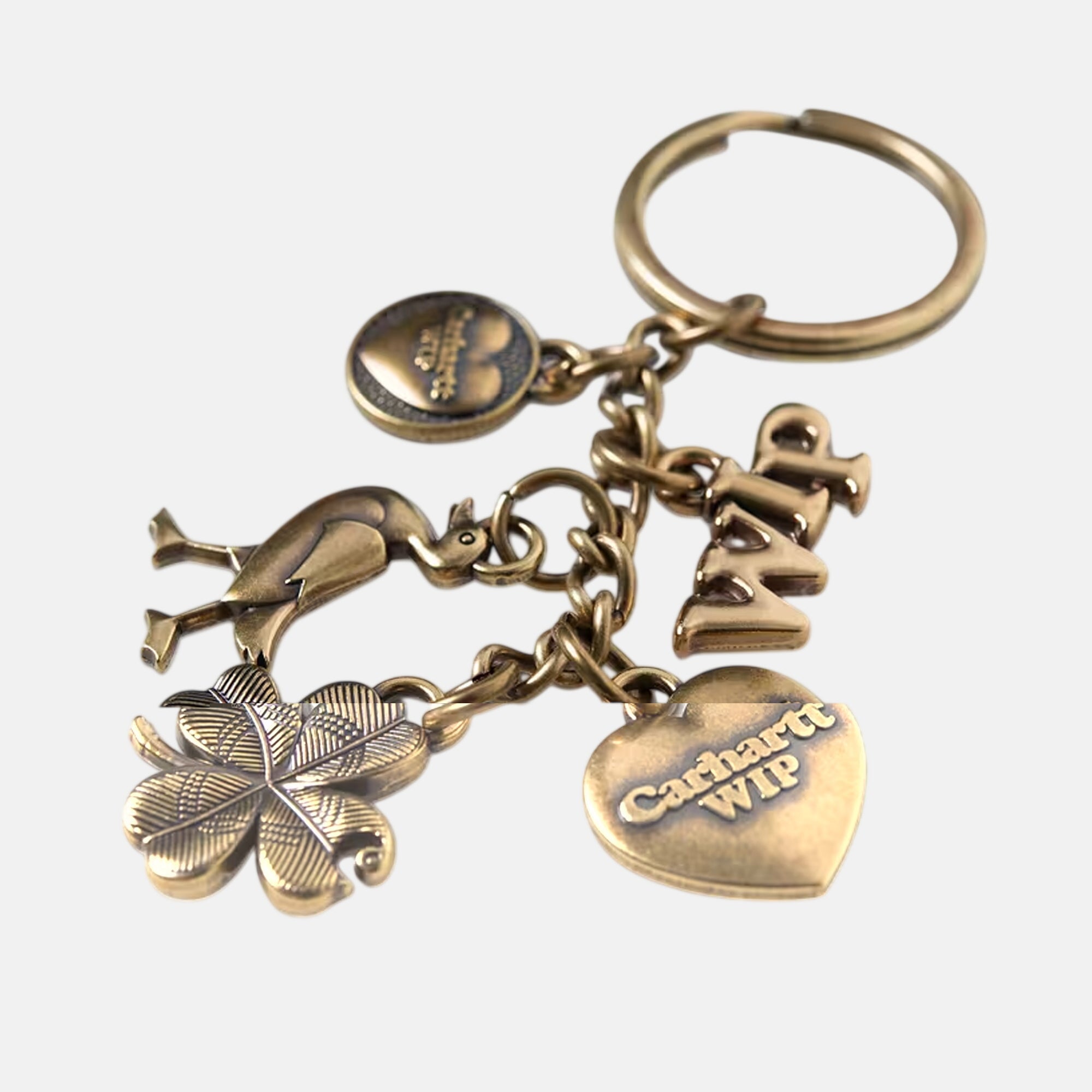 Carhartt WIP Charms Keychain Gold - SPR1130-One size - northern threads uk