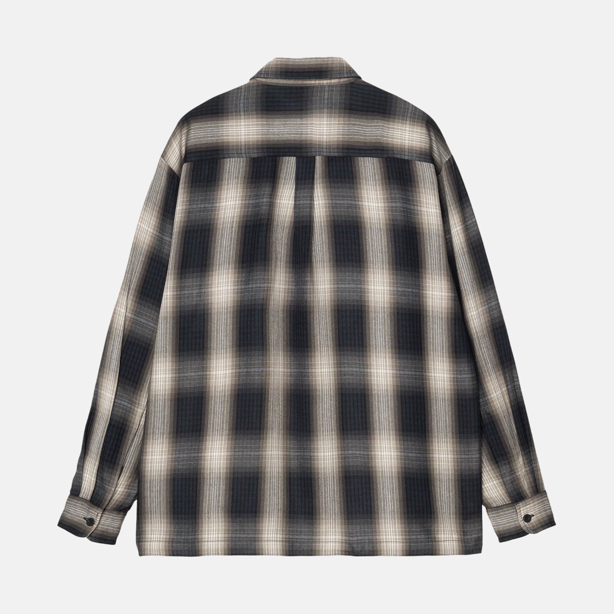 Carhartt WIP Harlin Shirt Check Jupiter - SPR1035-M - northern threads uk