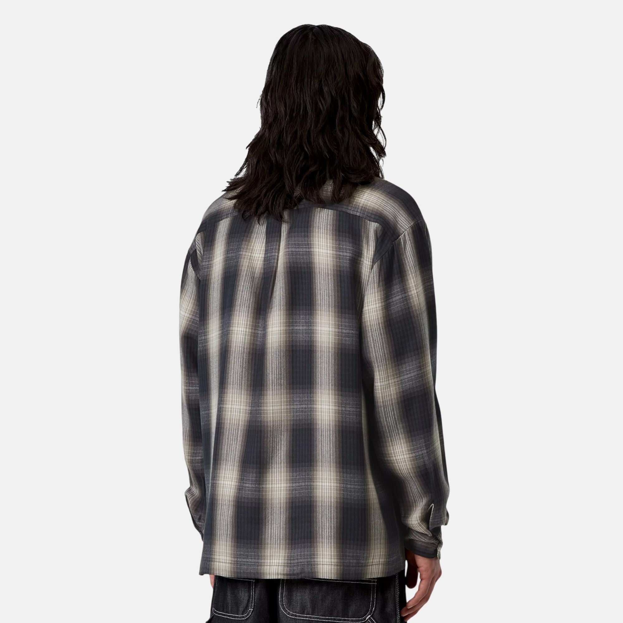 Carhartt WIP Harlin Shirt Check Jupiter - SPR1035-M - northern threads uk