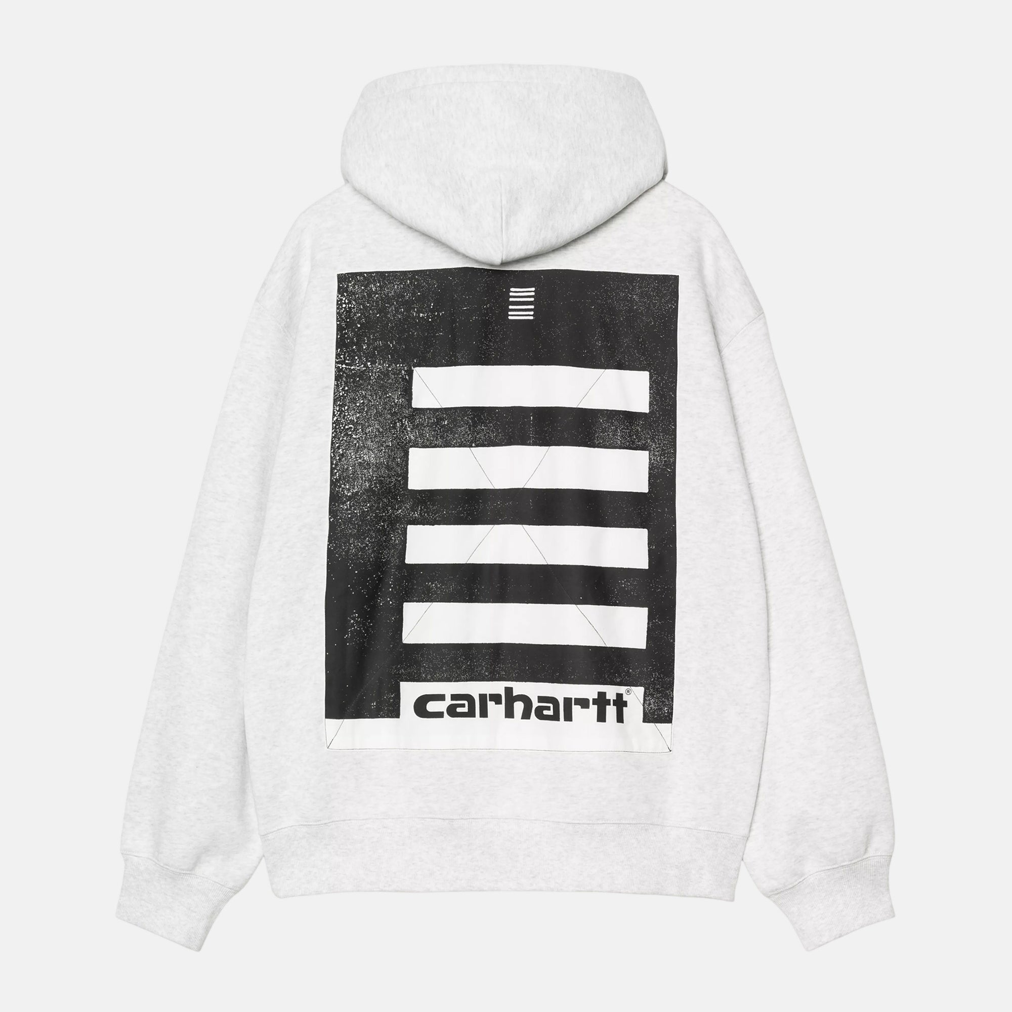 Carhartt WIP Hooded Archive Lines Sweatshirt Jacket Ash Heather - SPR992-M - northern threads uk
