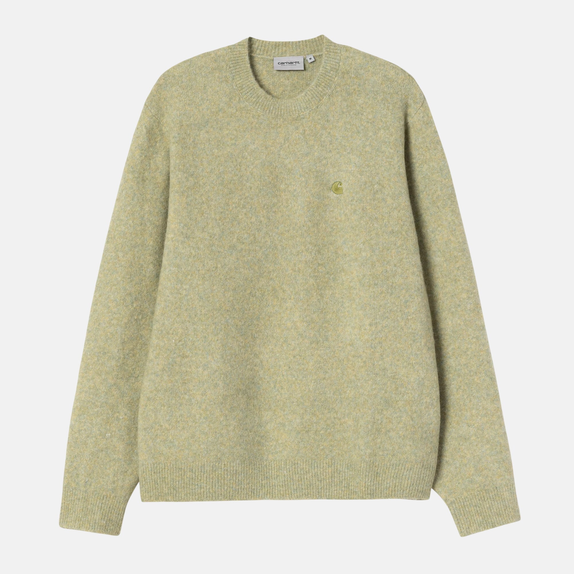 Carhartt WIP Knitted Curtis Sweater Jumper Tangled Brass - SPR993-M - northern threads uk
