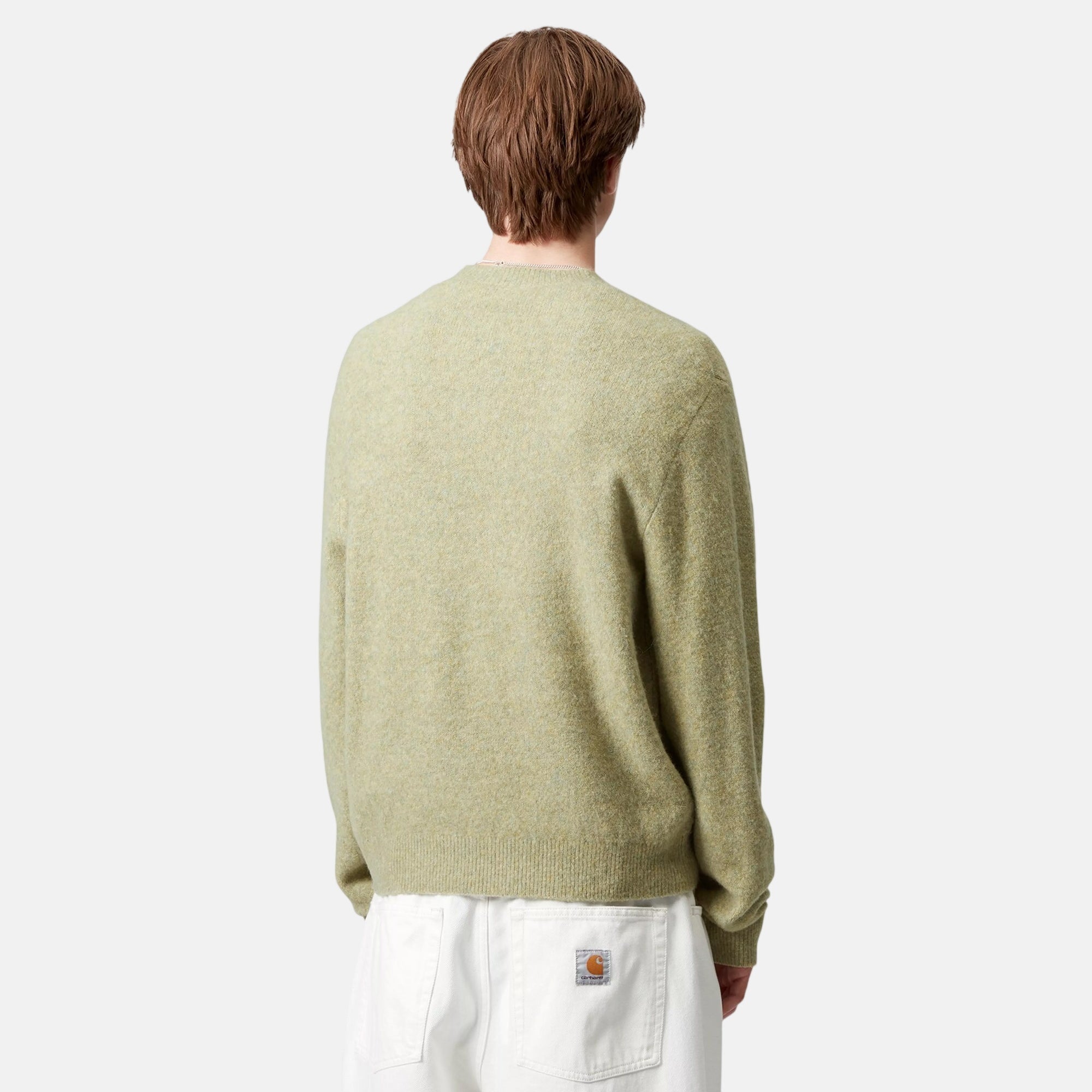 Carhartt WIP Knitted Curtis Sweater Jumper Tangled Brass - SPR993-M - northern threads uk