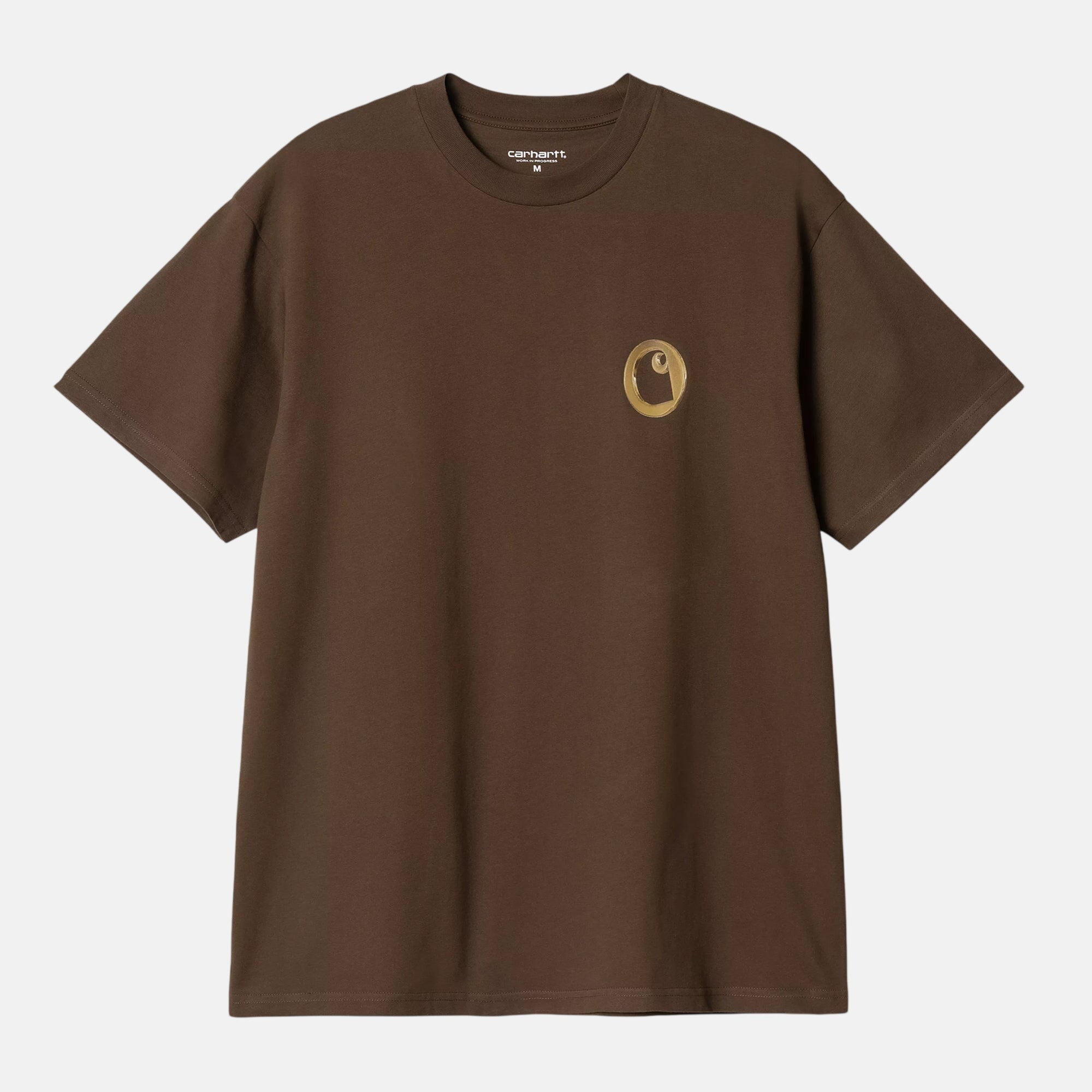 Carhartt WIP Linked Charms T-Shirt Liberica Gold - SS25037-S - northern threads uk