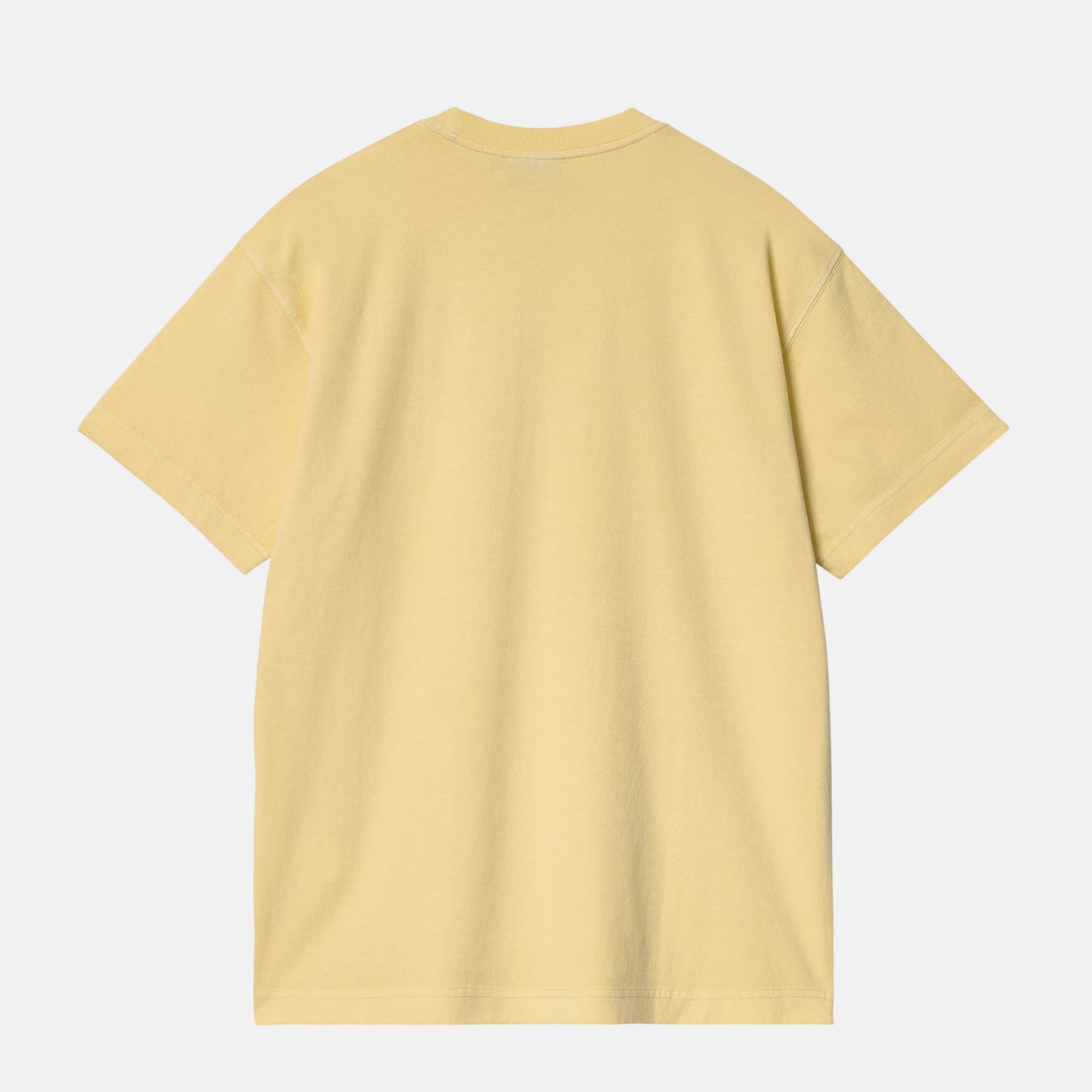 Carhartt WIP Nelson T-Shirt Air Yellow Garment Dyed - SPR370-S - northern threads uk