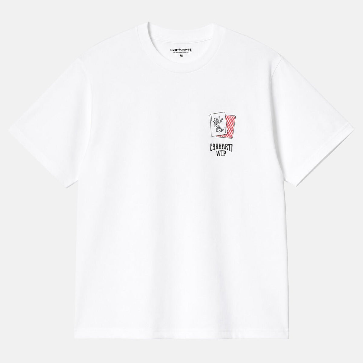 Carhartt WIP Playing Cards T-Shirt White | Northern Threads Designer Menswear