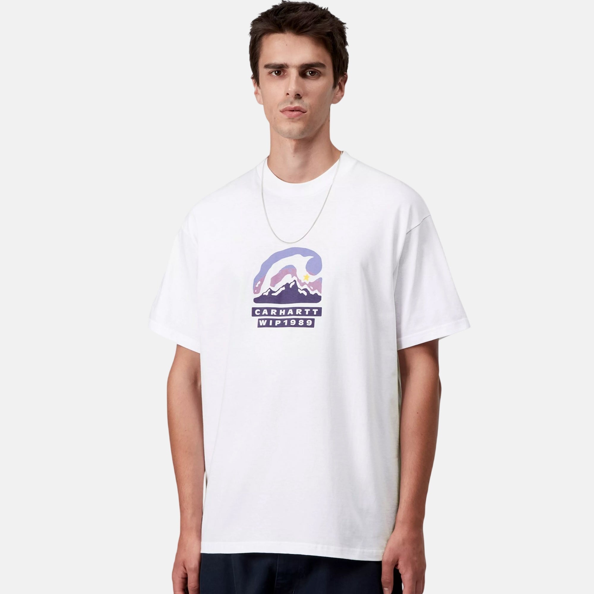 Carhartt WIP Rising Helix T-Shirt White - SPR693-M - northern threads uk