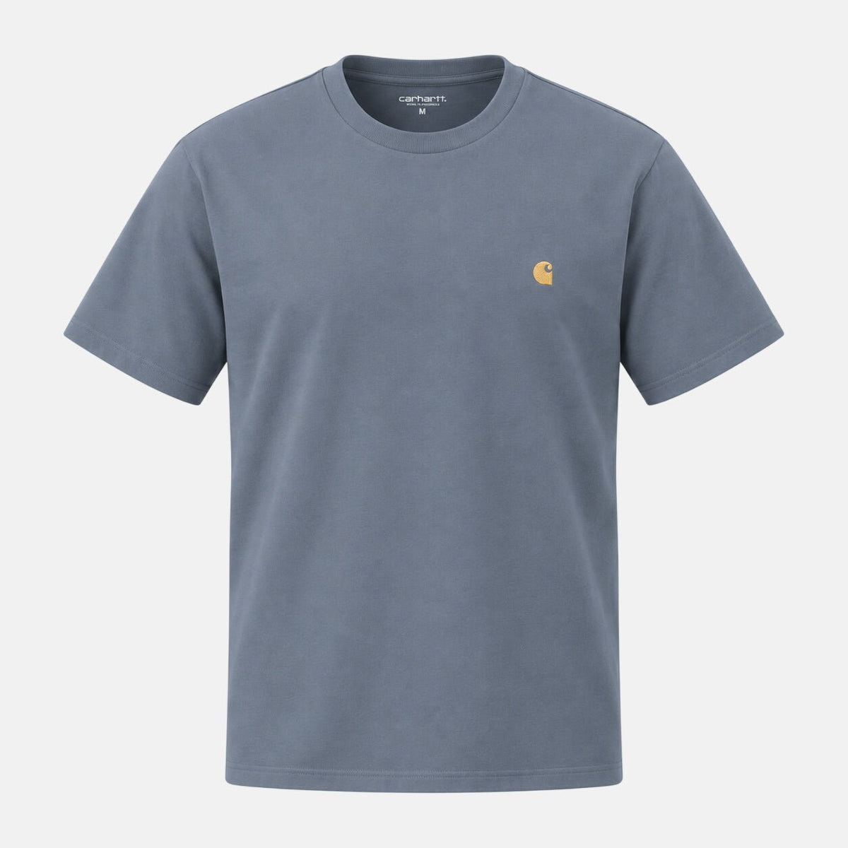 Carhartt WIP S/S Chase T-Shirt Icesheet/Gold | Northern Threads Designer Menswear