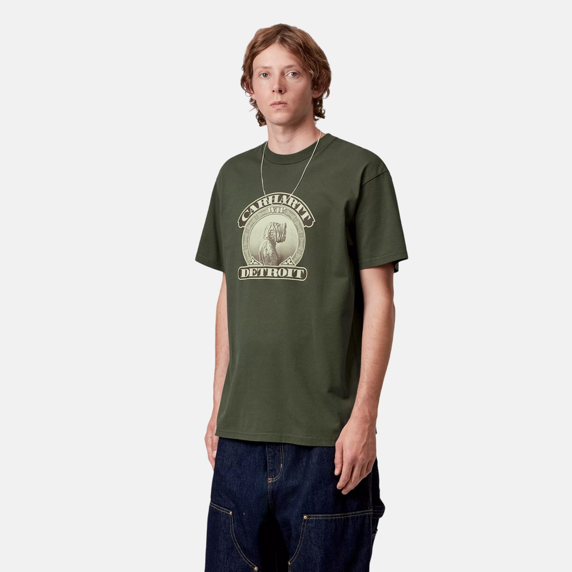 Carhartt WIP S/S Cold World T-Shirt Opuntia - SPR1007-M - northern threads uk