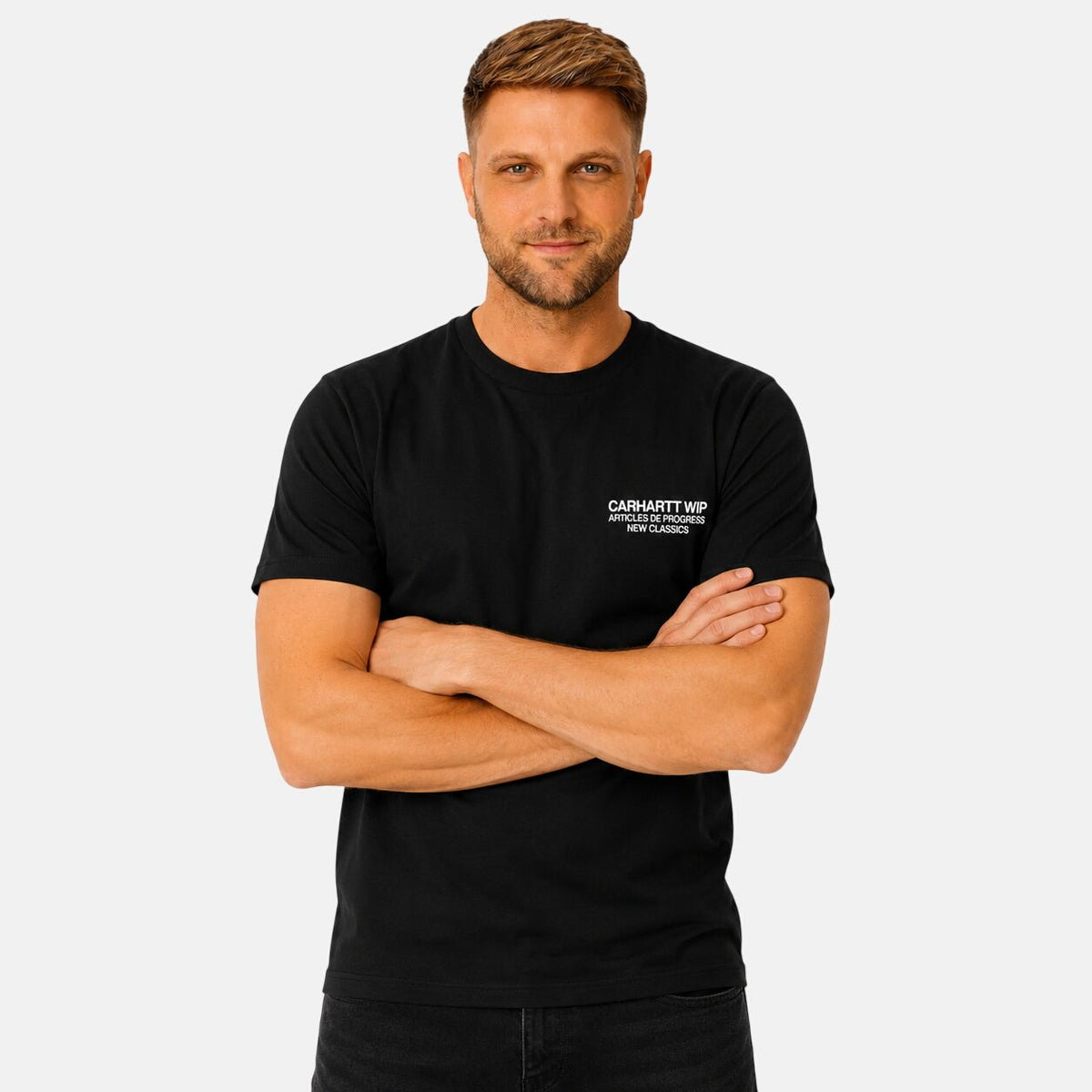 Carhartt WIP S/S Sean Hamilton 03 T-Shirt Black | Northern Threads Designer Menswear