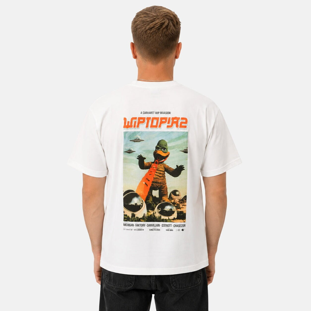 Carhartt WIP S/S Wiptopia II T-Shirt White | Northern Threads Designer Menswear
