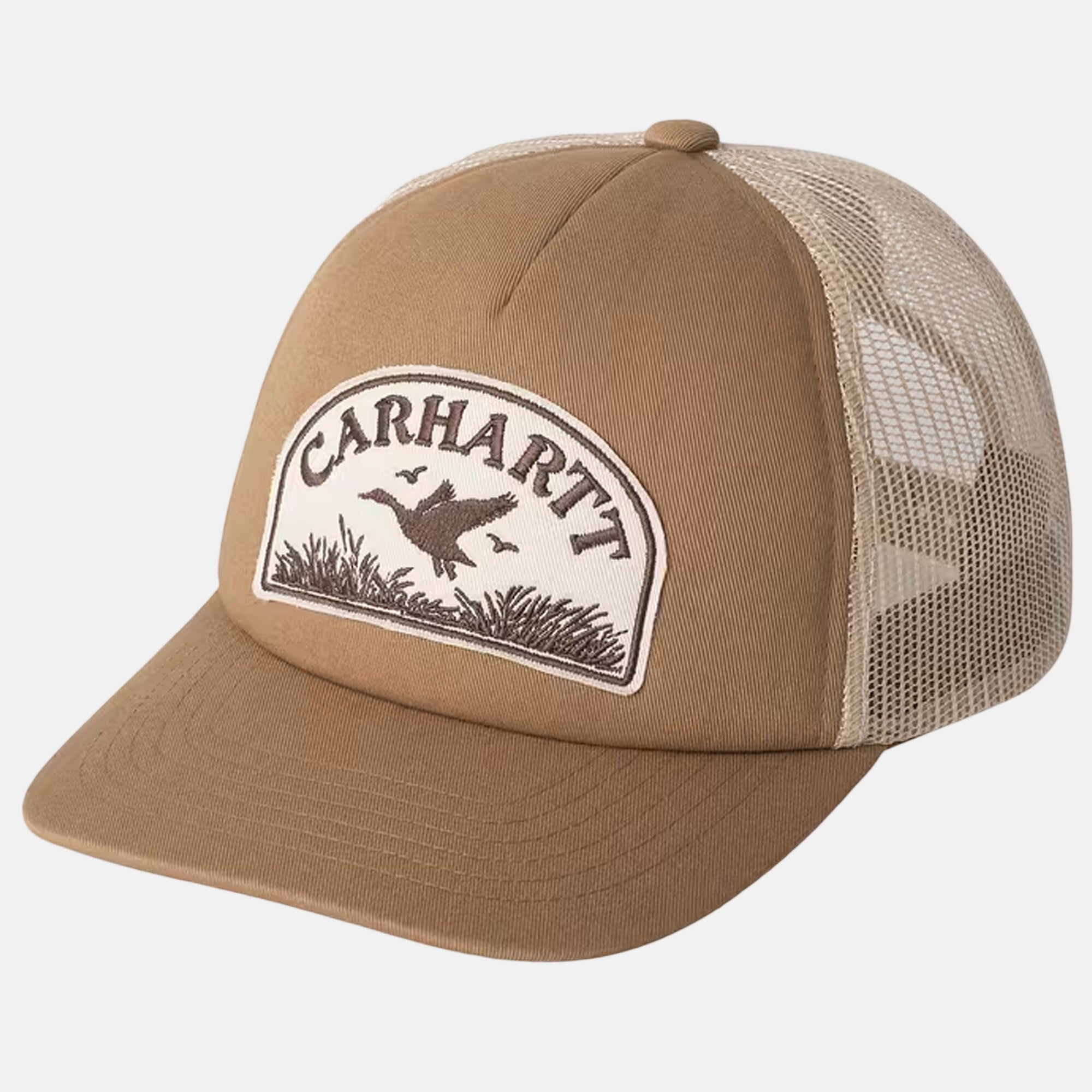 Carhartt WIP Take Off Trucker Cap Stone - SPR1302-One size - northern threads uk