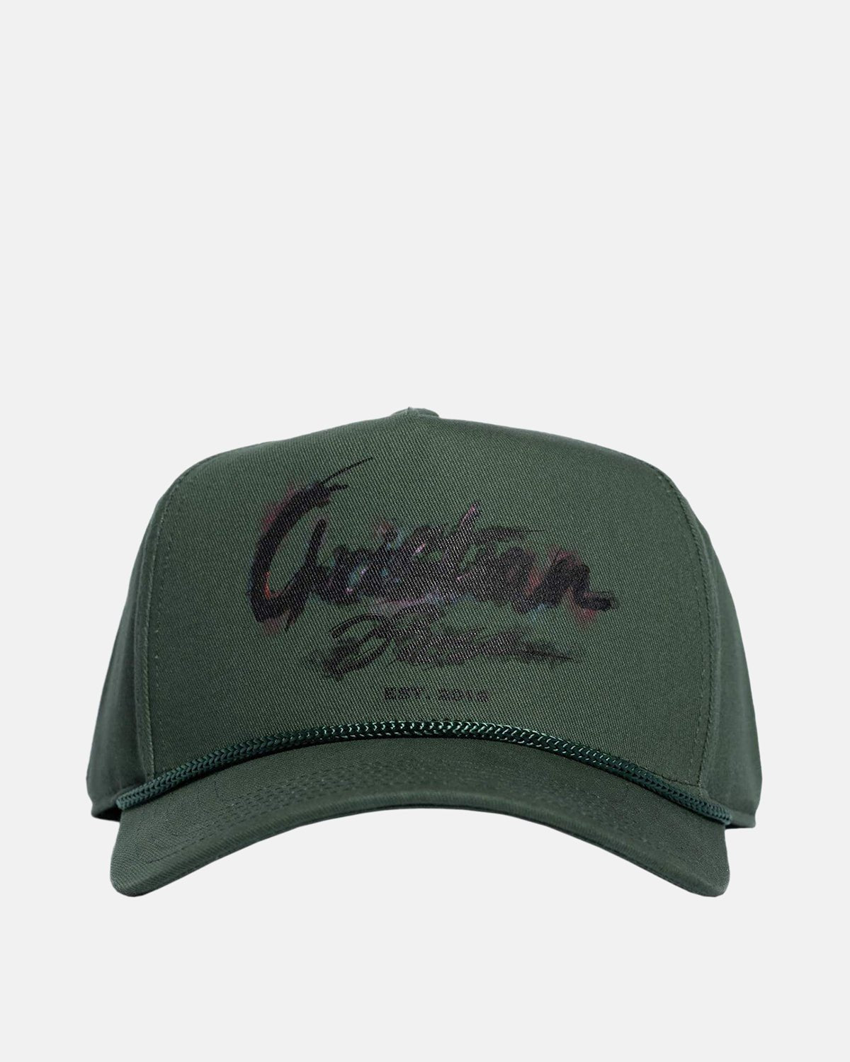 CHRISTIAN ROSE SIGNATURE SNAPBACK CAP GREEN - CHRISTIAN-ROSE-CR027-GN-OS - northern threads uk