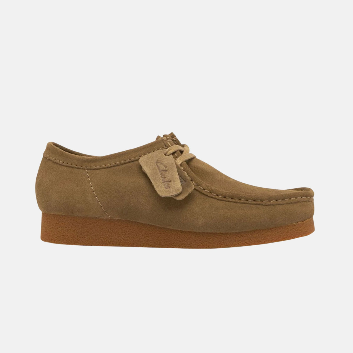 Clarks Originals Wallabee Evo Suede Shoes Dark Sand | Northern Threads Designer Menswear