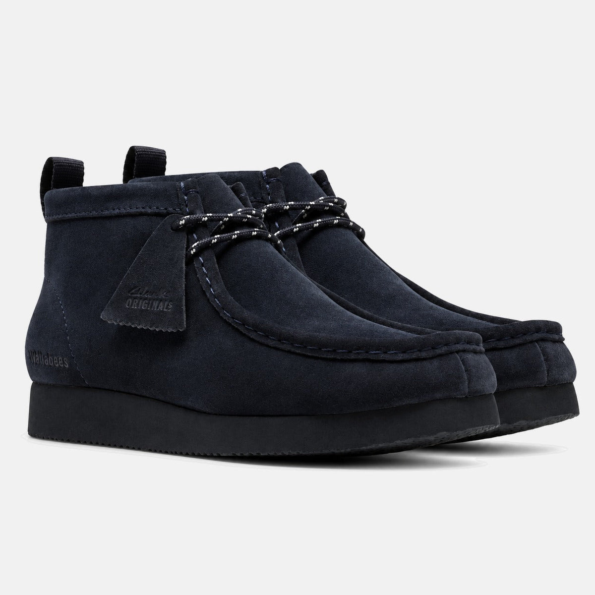Clarks Originals Wallabee Lite Boots Ink Suede | Northern Threads Designer Menswear