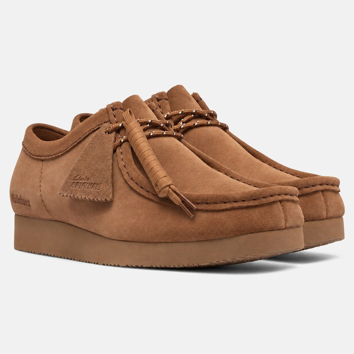 Clarks Originals Wallabee Lite Shoes Cola Suede | Northern Threads Designer Menswear
