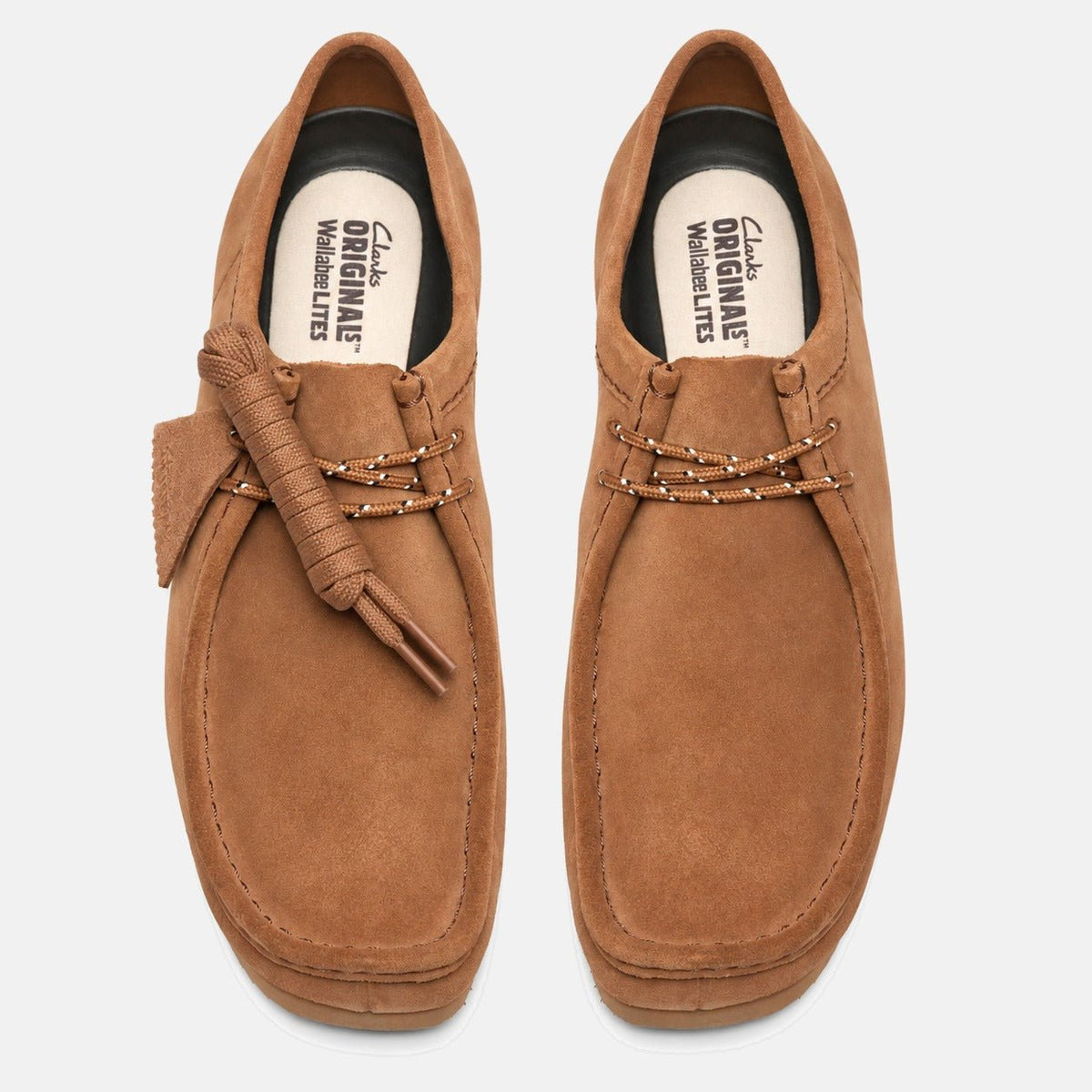 Clarks Originals Wallabee Lite Shoes Cola Suede | Northern Threads Designer Menswear