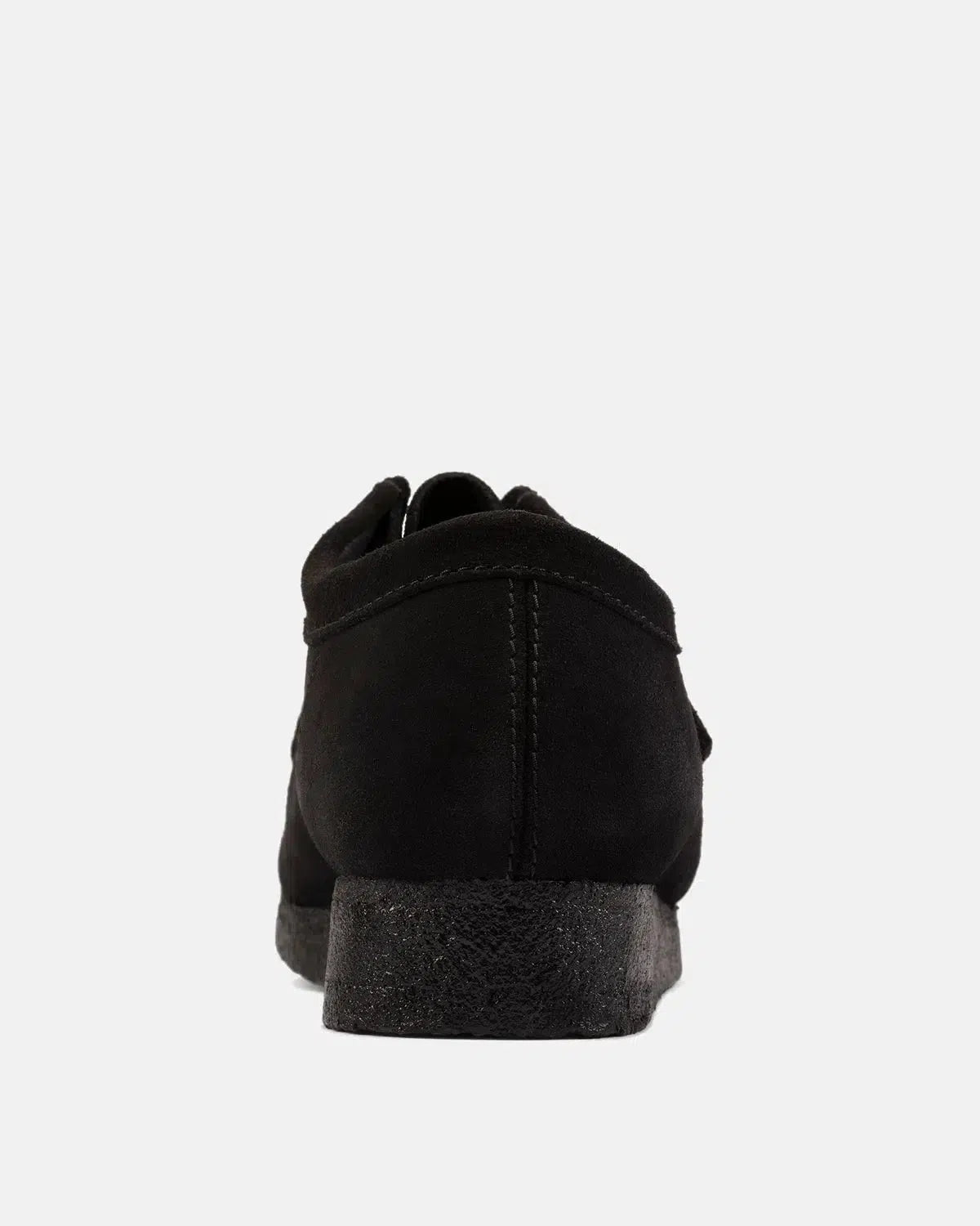 CLARKS ORIGINALS WALLABEE SHOES BLACK SUEDE - northern threads