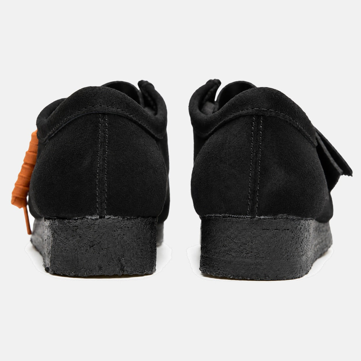 Clarks Originals Wallabee Shoes Black Suede | Northern Threads Designer Menswear