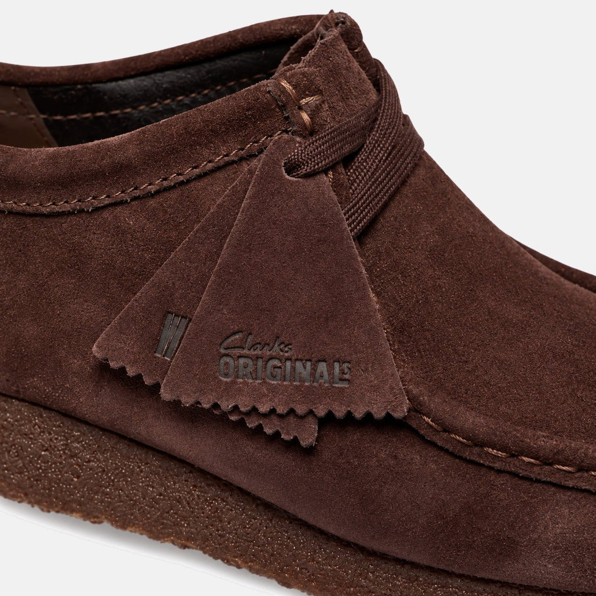 Clarks Originals Wallabee Shoes Chocolate Suede | Northern Threads Designer Menswear