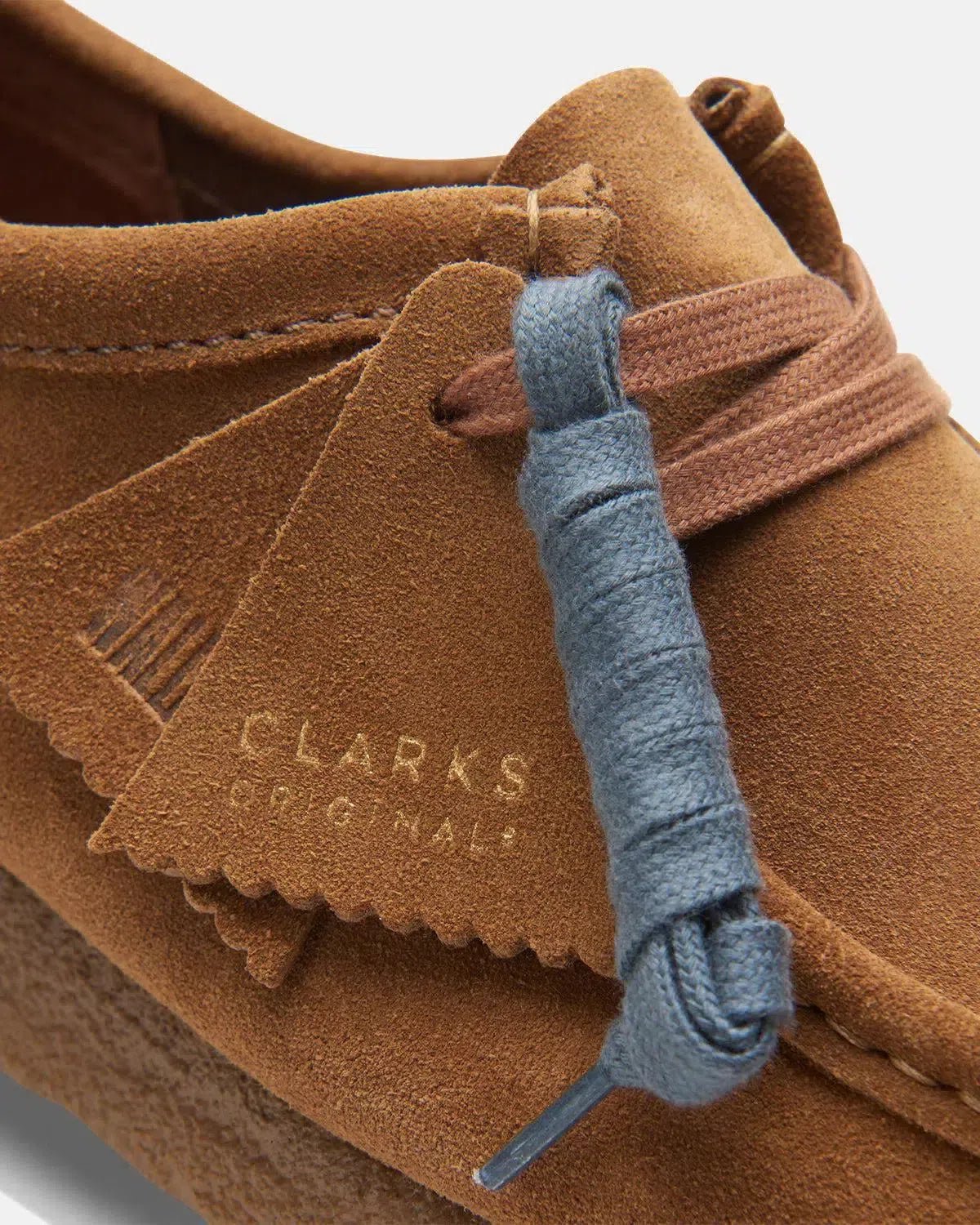 CLARKS ORIGINALS WALLABEE SHOES COLA SUEDE - northern threads