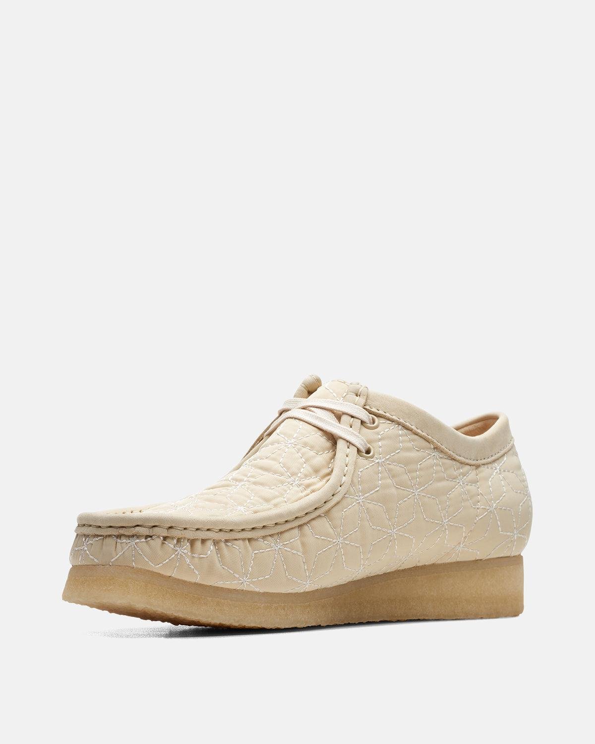 CLARKS ORIGINALS WALLABEE SHOES MAPLE COMBI - CLARKS-26169730-UK8 - northern threads uk