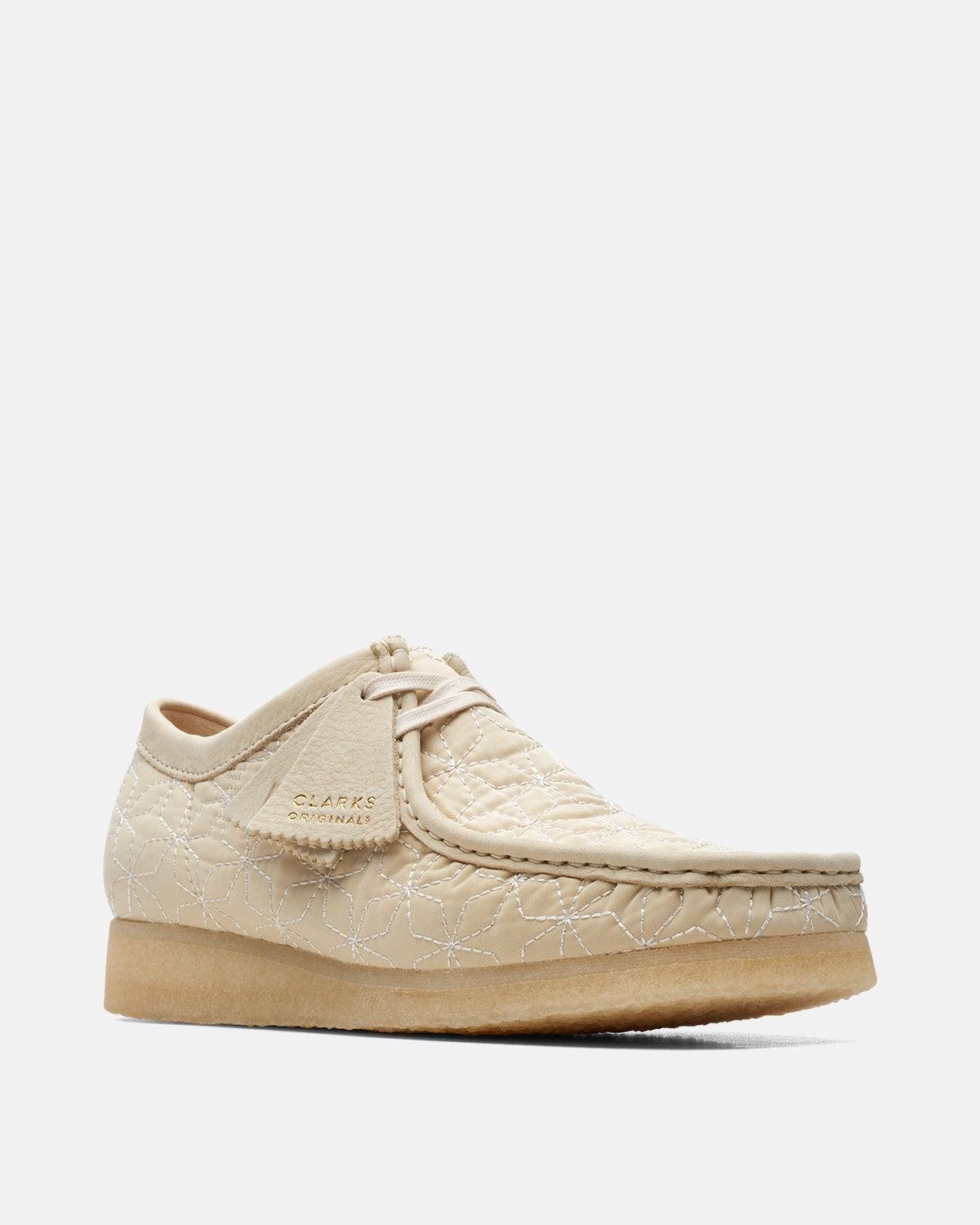 CLARKS ORIGINALS WALLABEE SHOES MAPLE COMBI - CLARKS-26169730-UK8 - northern threads uk