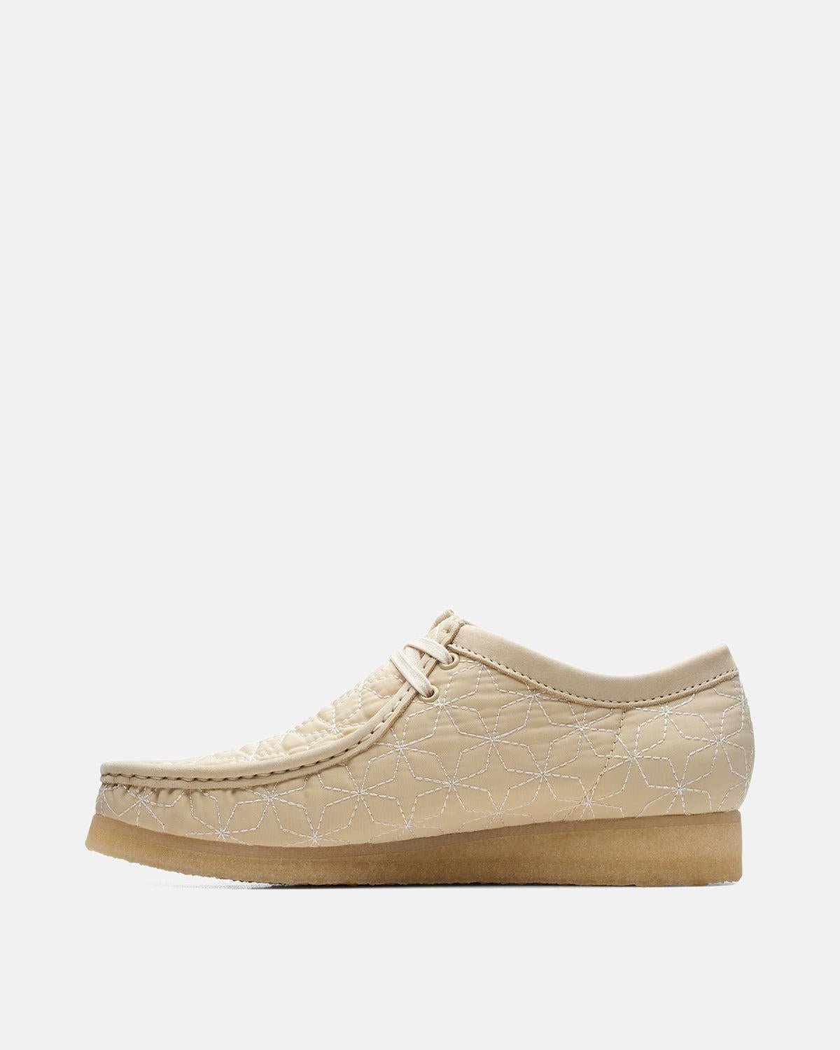 CLARKS ORIGINALS WALLABEE SHOES MAPLE COMBI - CLARKS-26169730-UK8 - northern threads uk