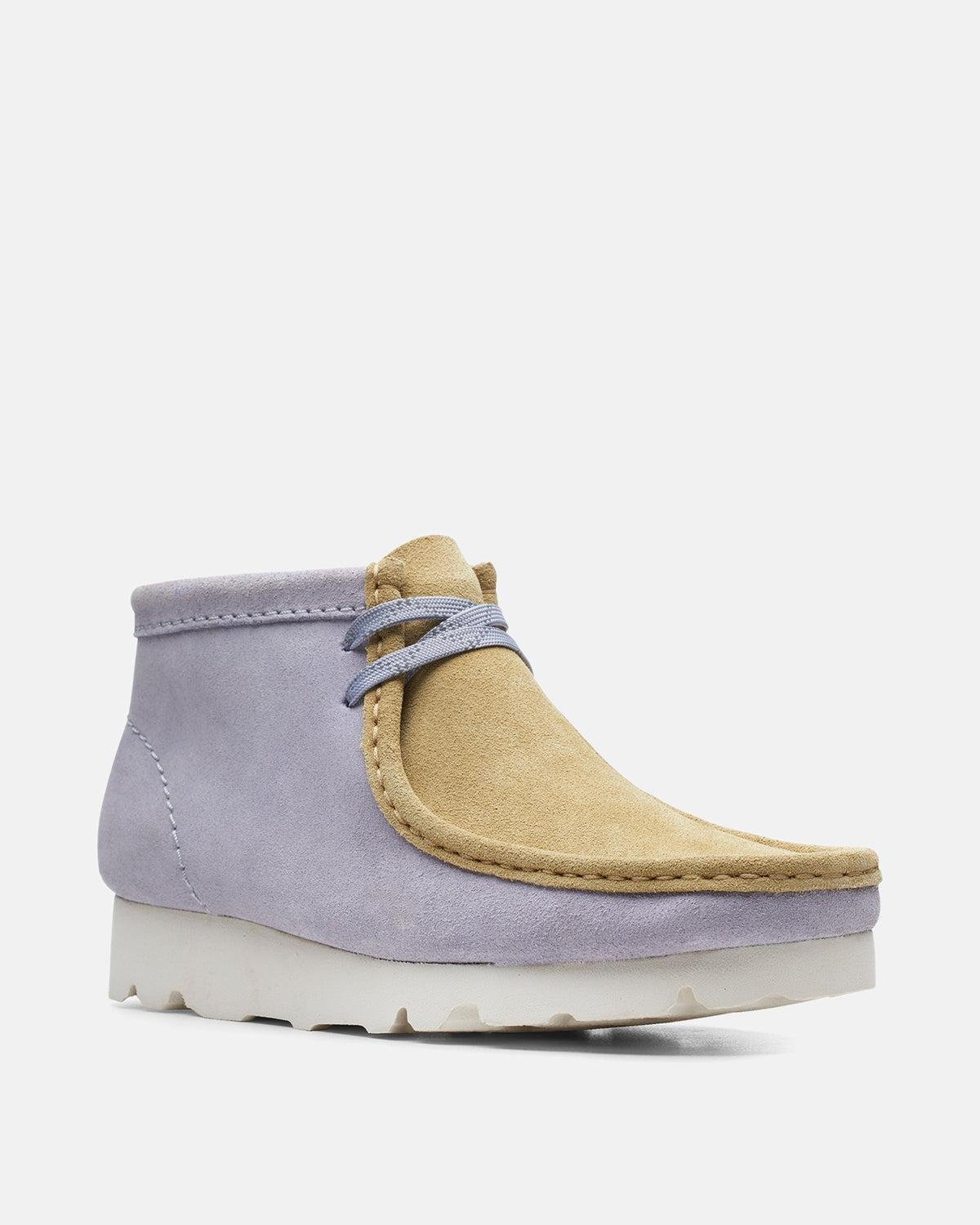 CLARKS ORIGINALS WOMENS WALLABEE GEN BOOTS COOL BLUE - CLARKS-26150812-UK3 - northern threads uk