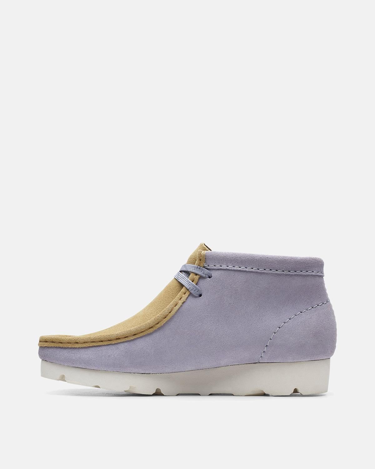 CLARKS ORIGINALS WOMENS WALLABEE GEN BOOTS COOL BLUE - CLARKS-26150812-UK3 - northern threads uk