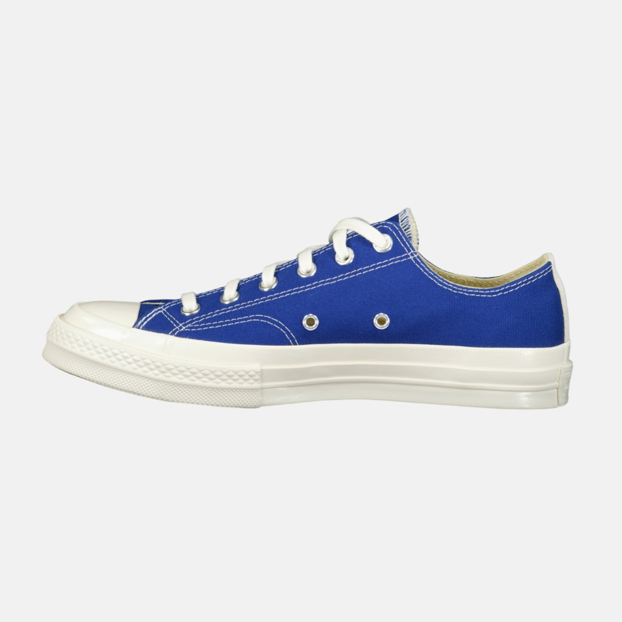 Comme des Garcons Play X Converse Chuck Taylor Low Trainers Blue - D4 - northern threads uk