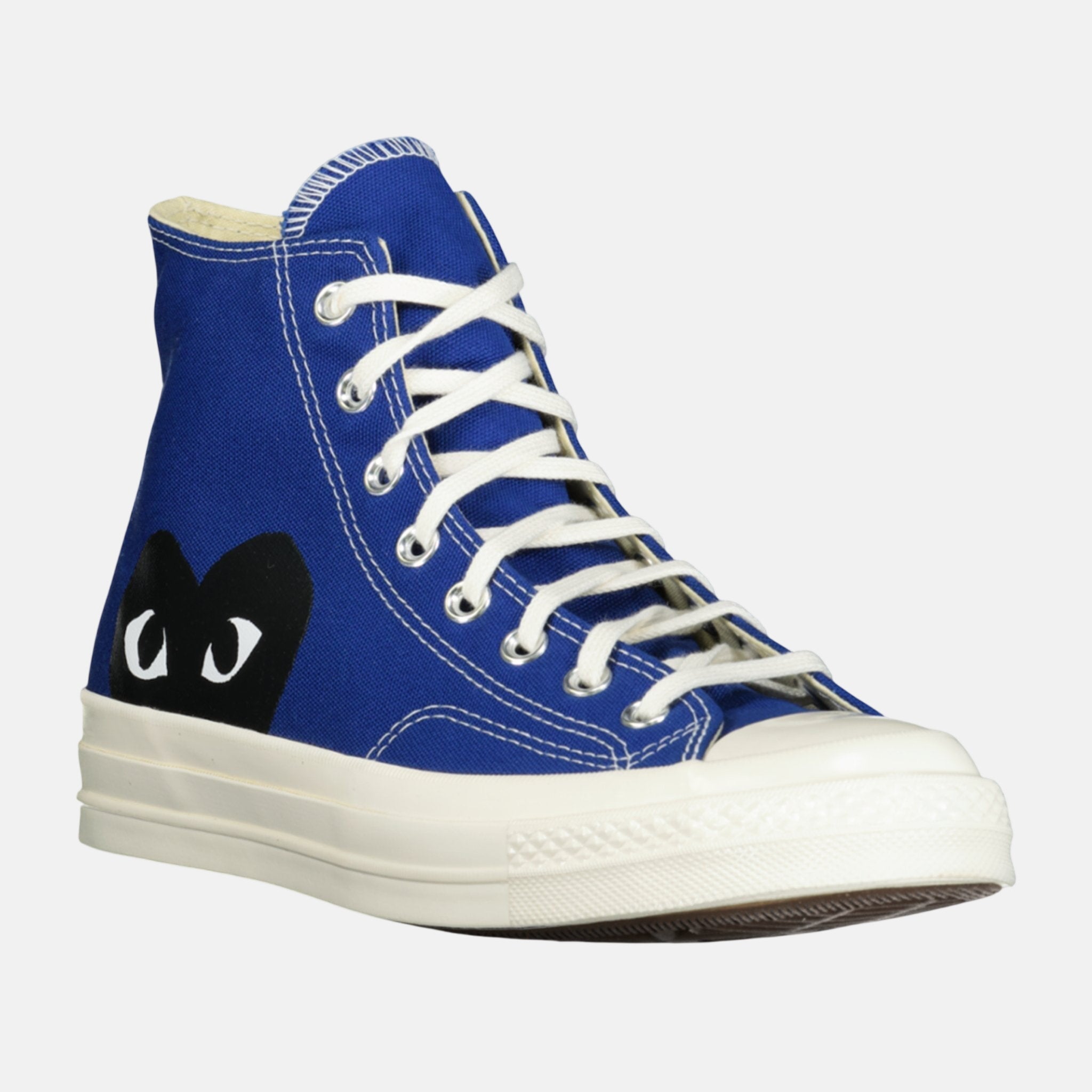 Comme des Garcons Play X Converse Chuck Taylor Trainers Blue - D4 - northern threads uk