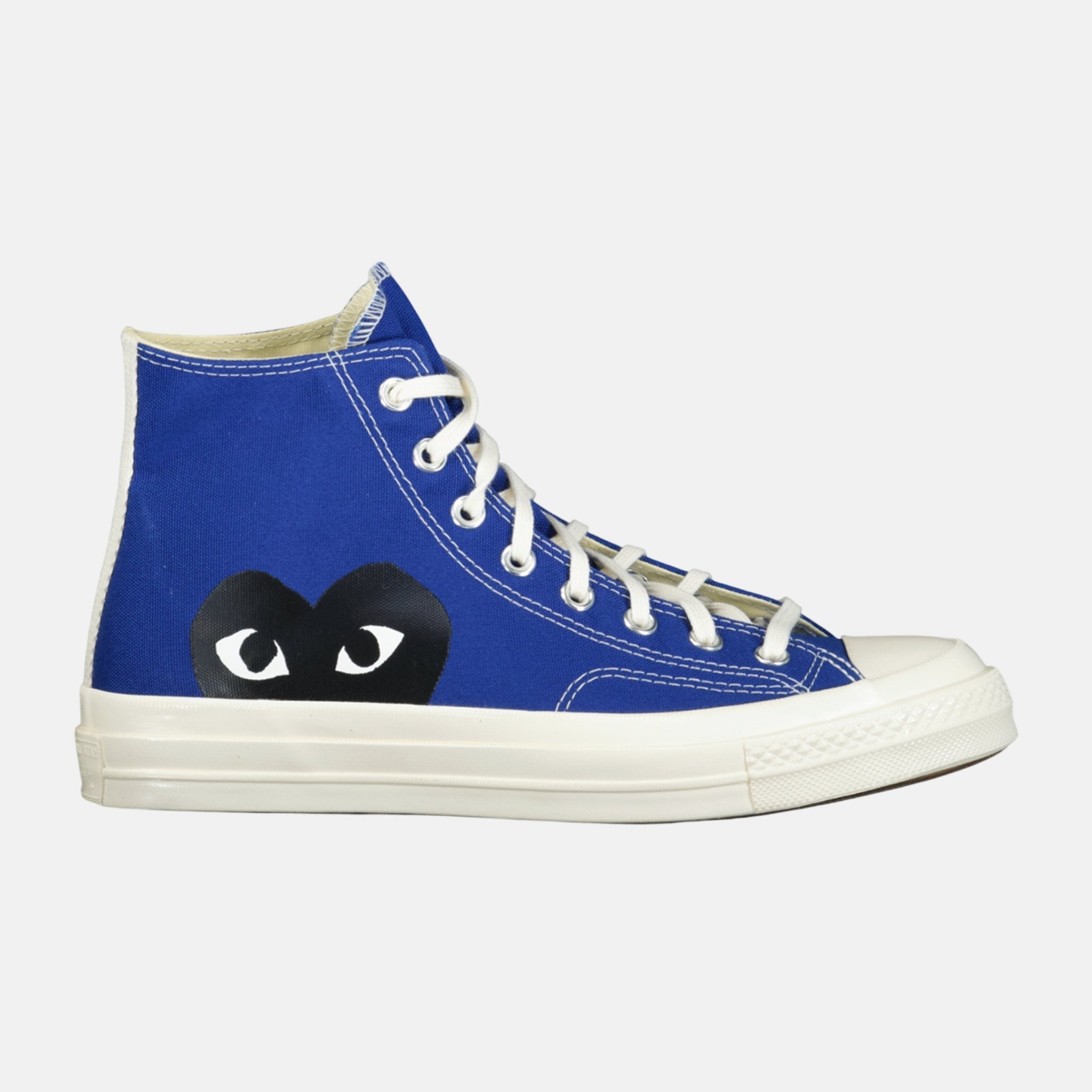Comme des Garcons Play X Converse Chuck Taylor Trainers Blue - D4 - northern threads uk