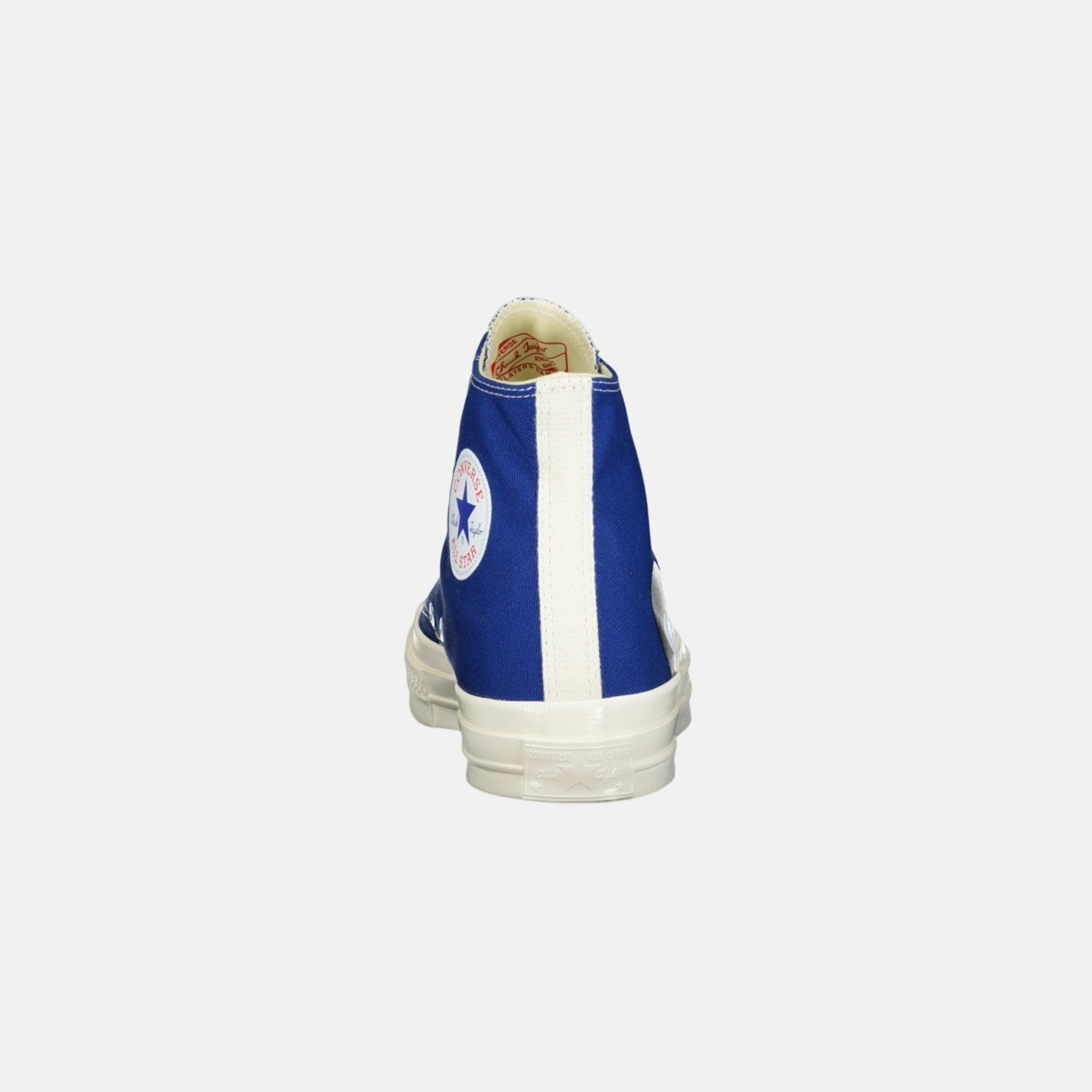 Comme des Garcons Play X Converse Chuck Taylor Trainers Blue - D4 - northern threads uk