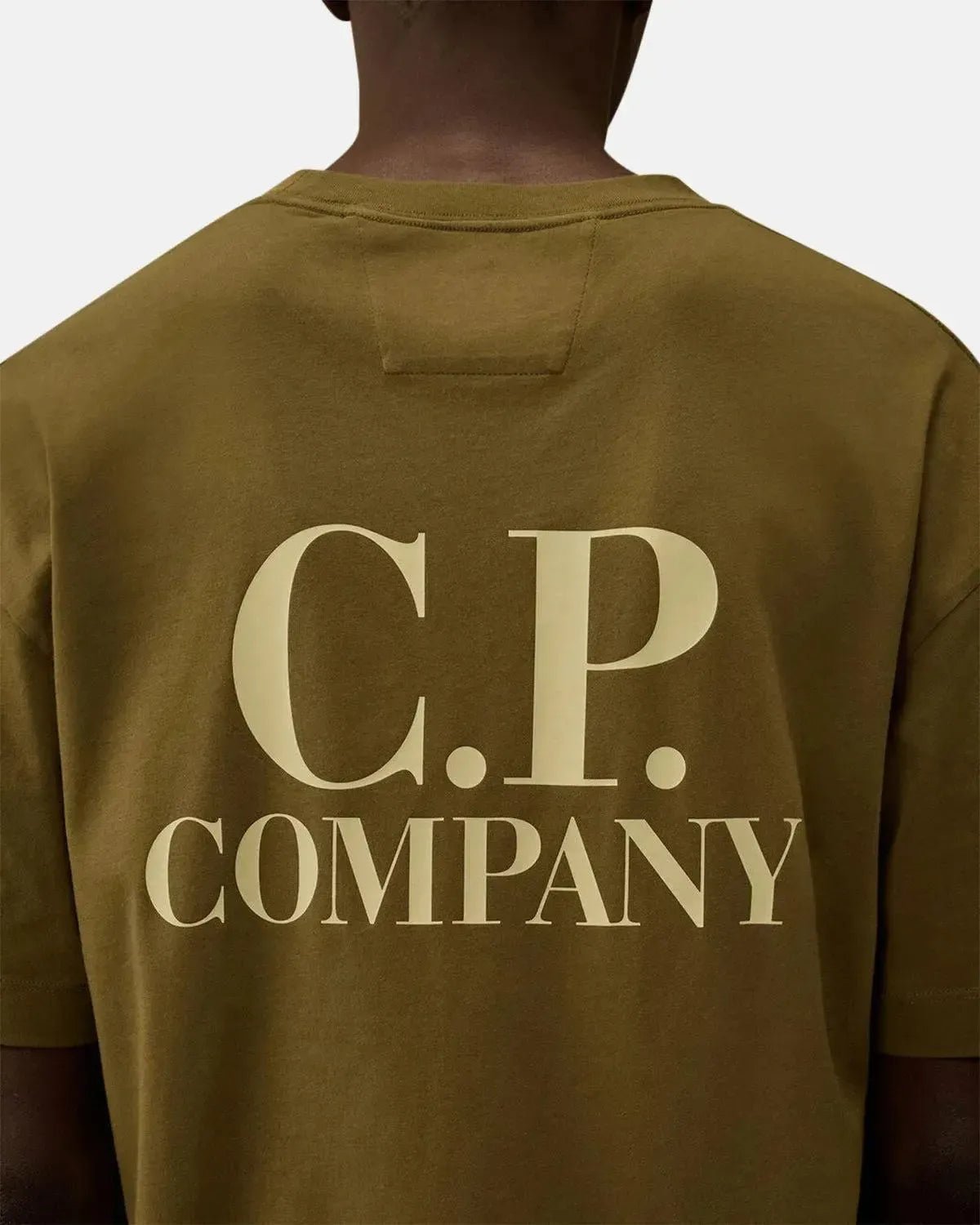 CP COMPANY 30/1 JERSEY BACK LOGO T - SHIRT CAPERS - northern threads