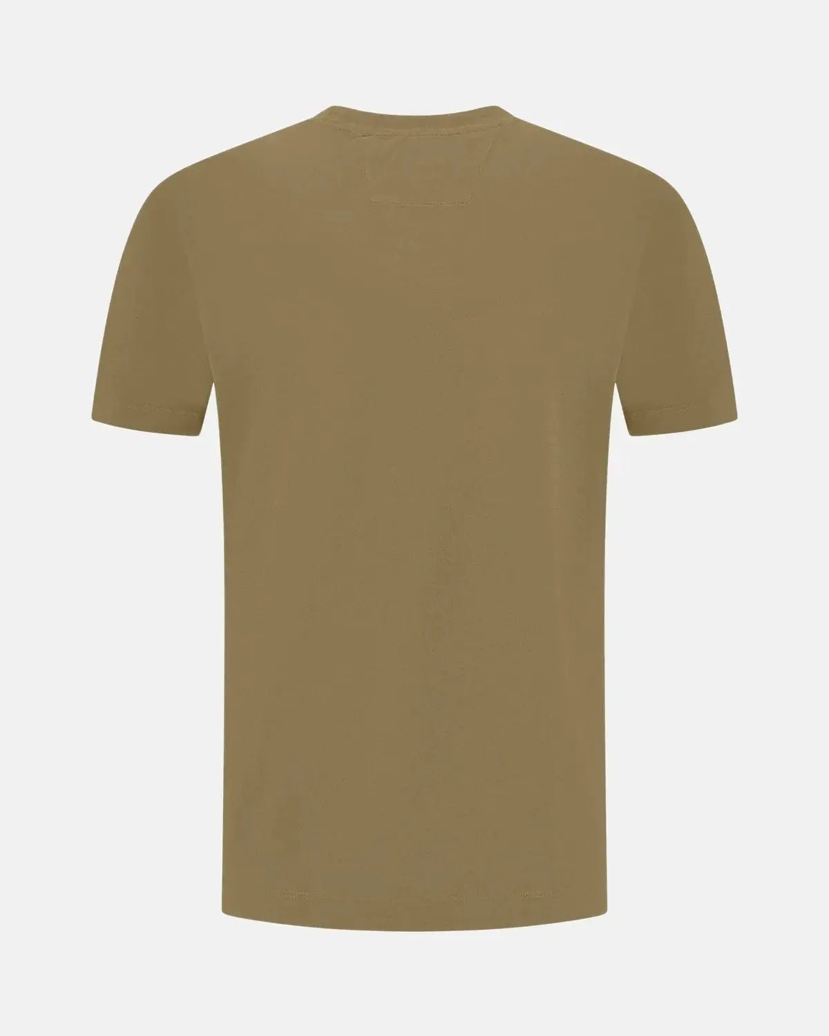 CP COMPANY 30/1 JERSEY VERTICAL LOGO T - SHIRT FALLEN ROCK GREY - CP-COMPANY-19CMTS091A-005100W-356-S - northern threads uk