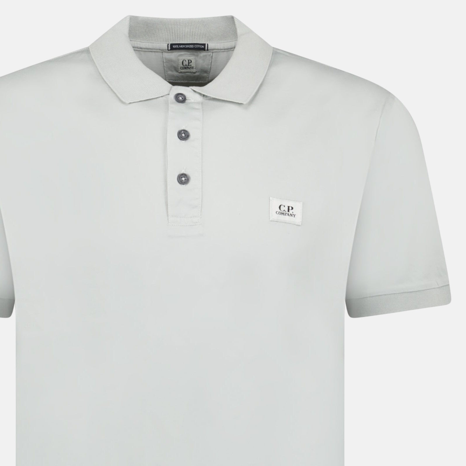 CP Company 70/2 Mercerized Polo Shirt Blue Fox - C89 - northern threads uk