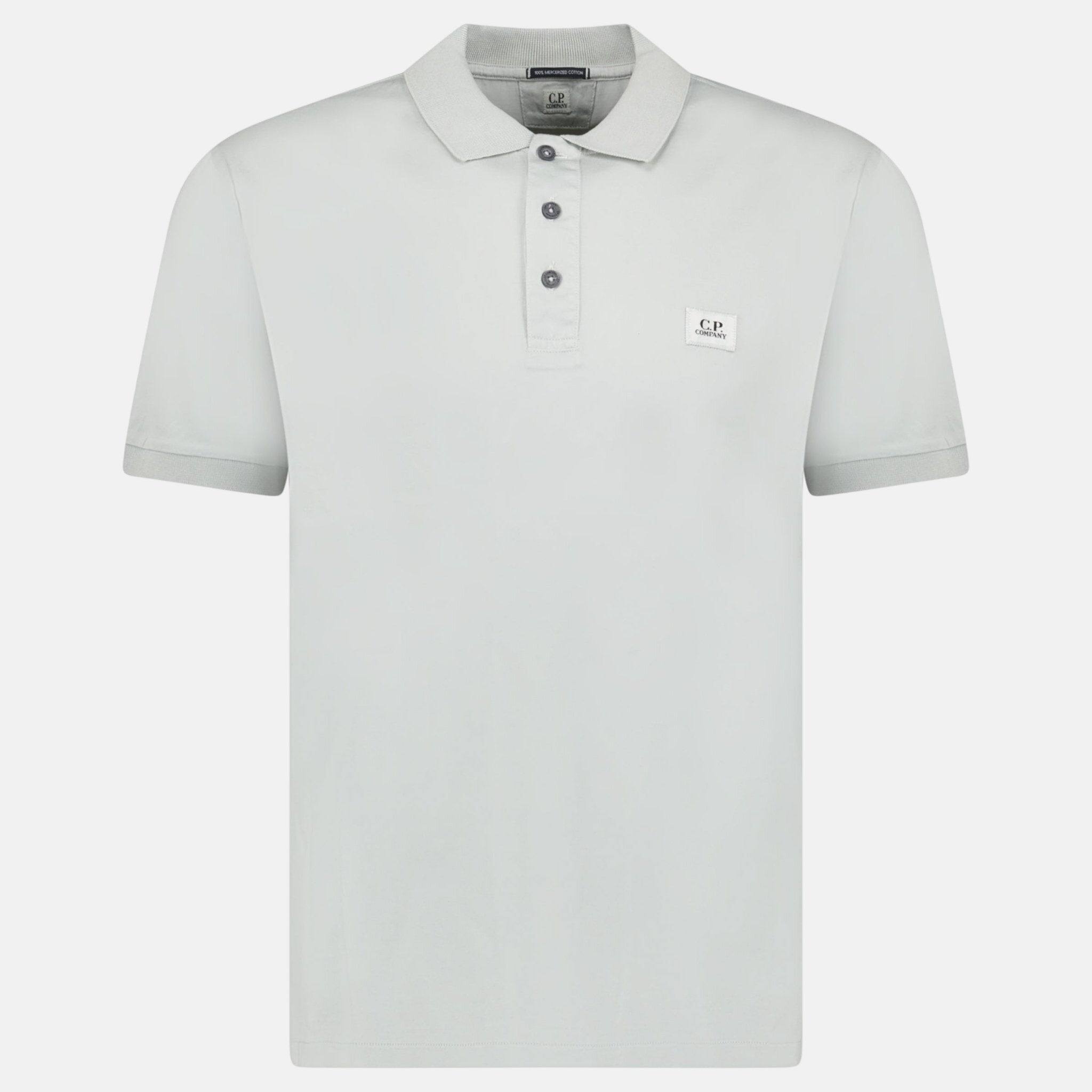 CP Company 70/2 Mercerized Polo Shirt Blue Fox - C89 - northern threads uk