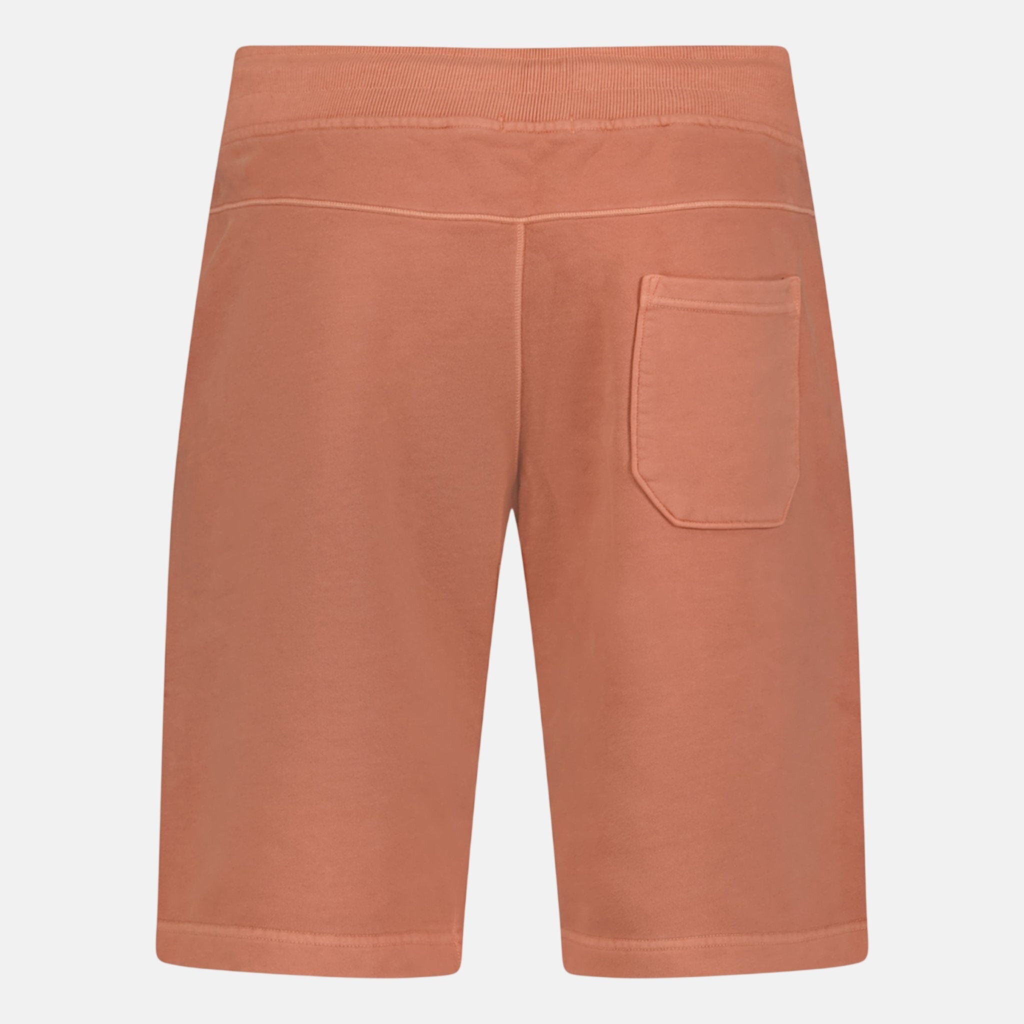 CP Company Bermuda Cotton Lens Shorts Coral - C29 - northern threads uk