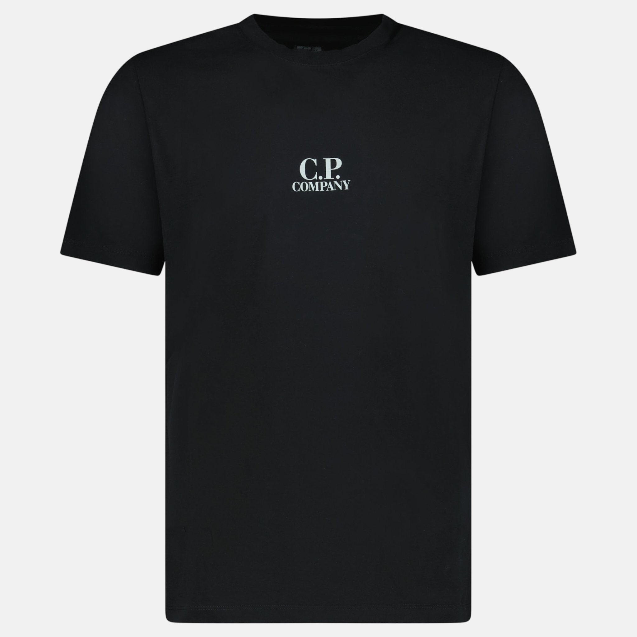 CP Company British Sailor Logo 30/1 T-Shirt Black - C54 - northern threads uk