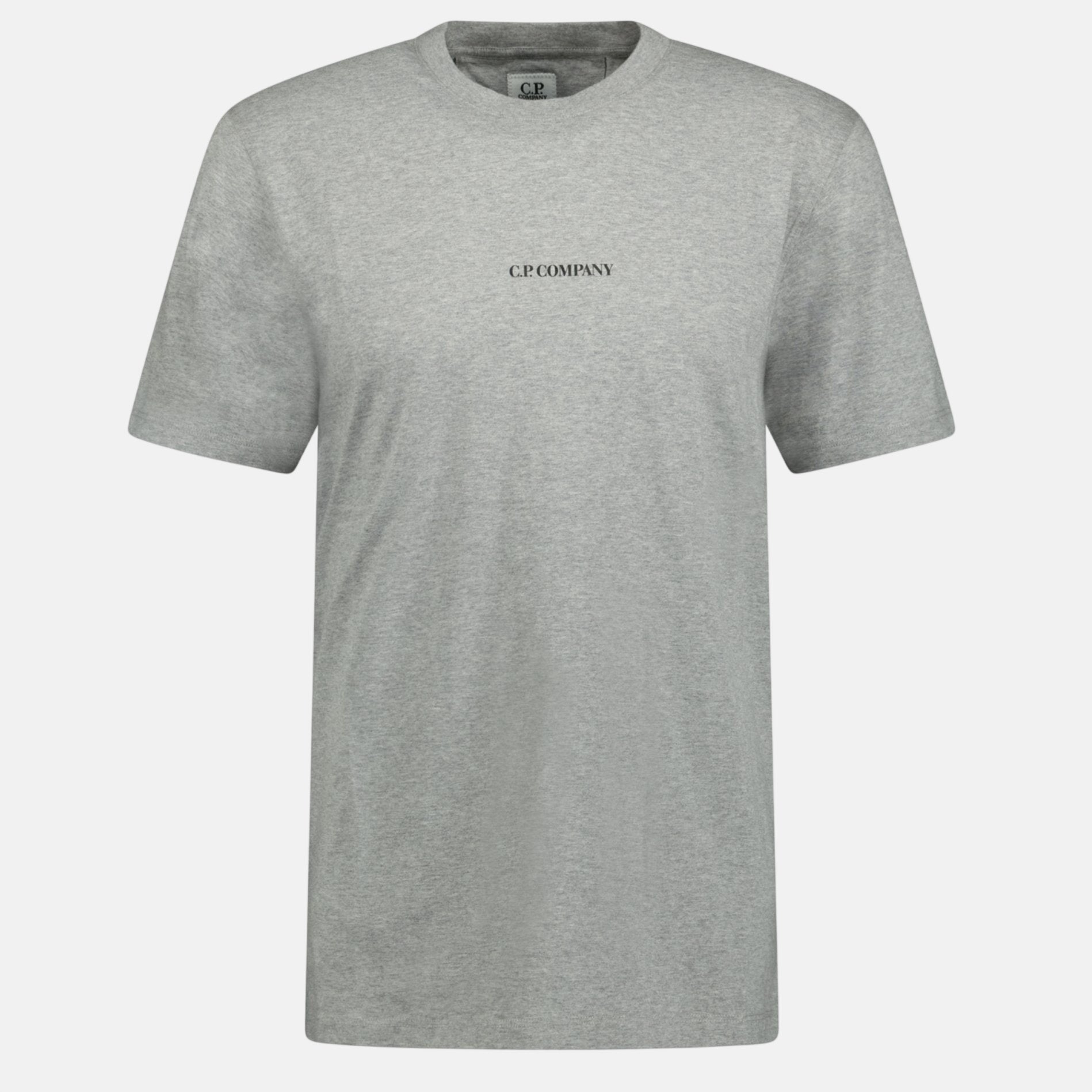 CP Company Chest Logo T-Shirt Grey - sku-53527801561469 - northern threads uk